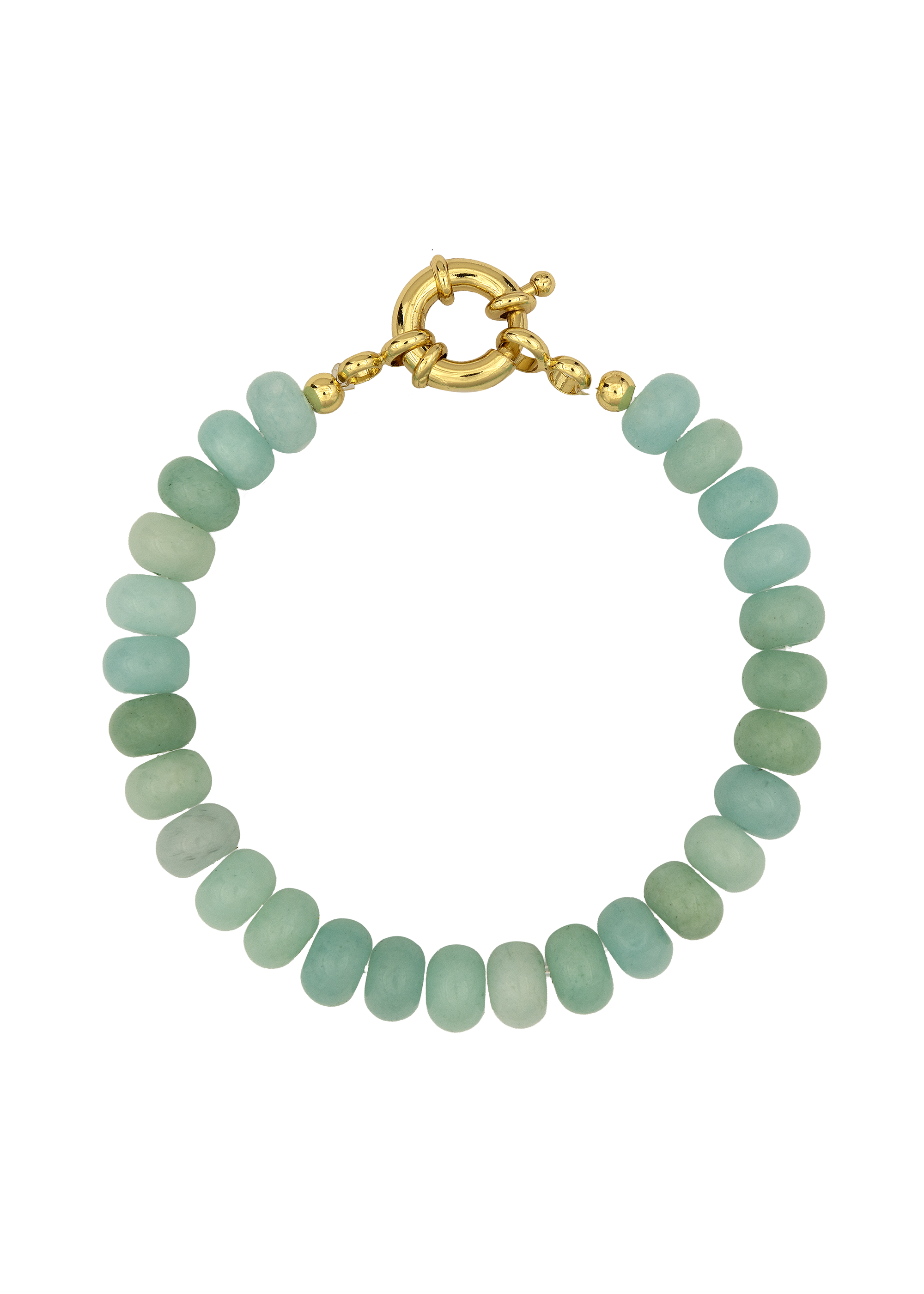 Green Jade Bead Bracelet