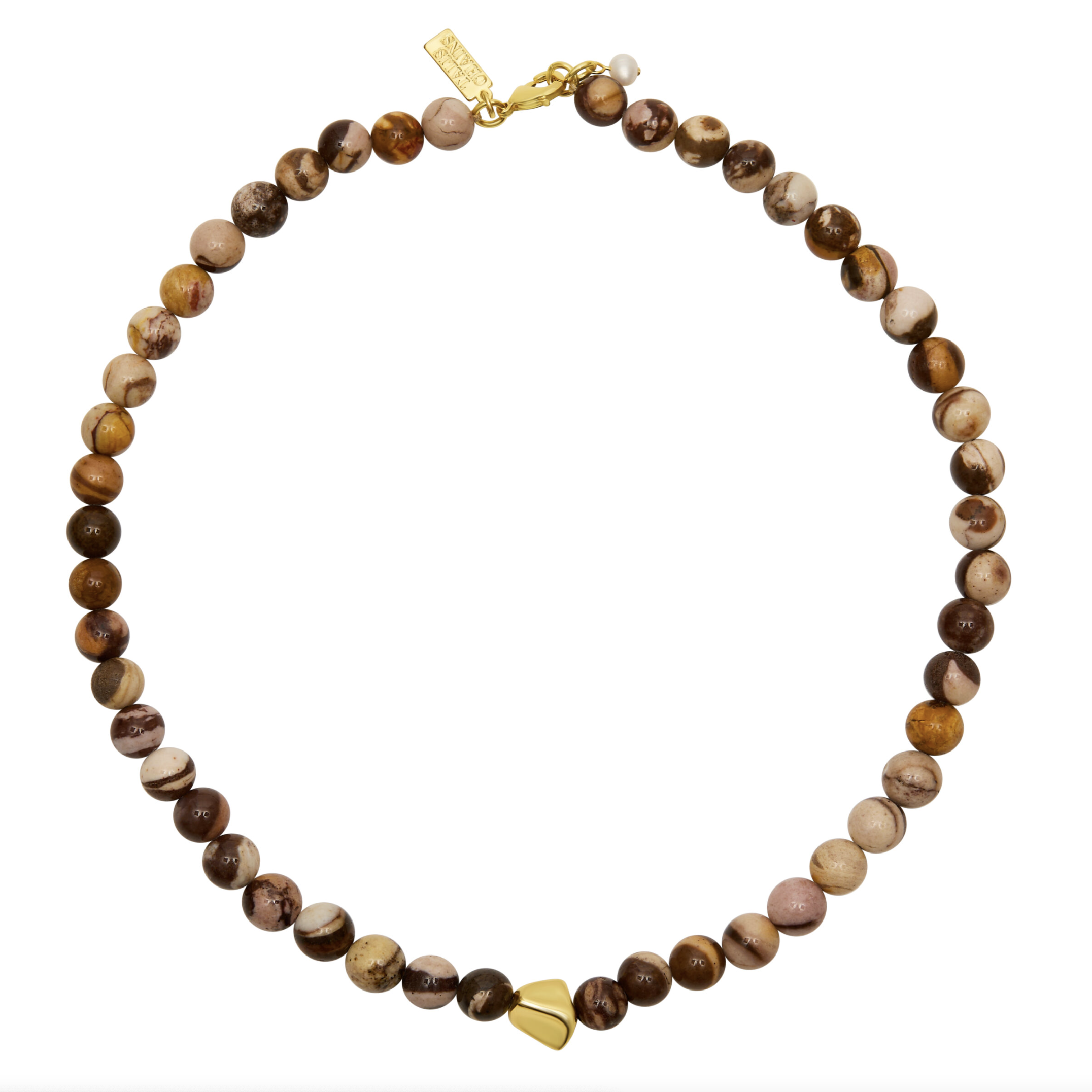 Talis Chains Latte Tokyo Bead Choker