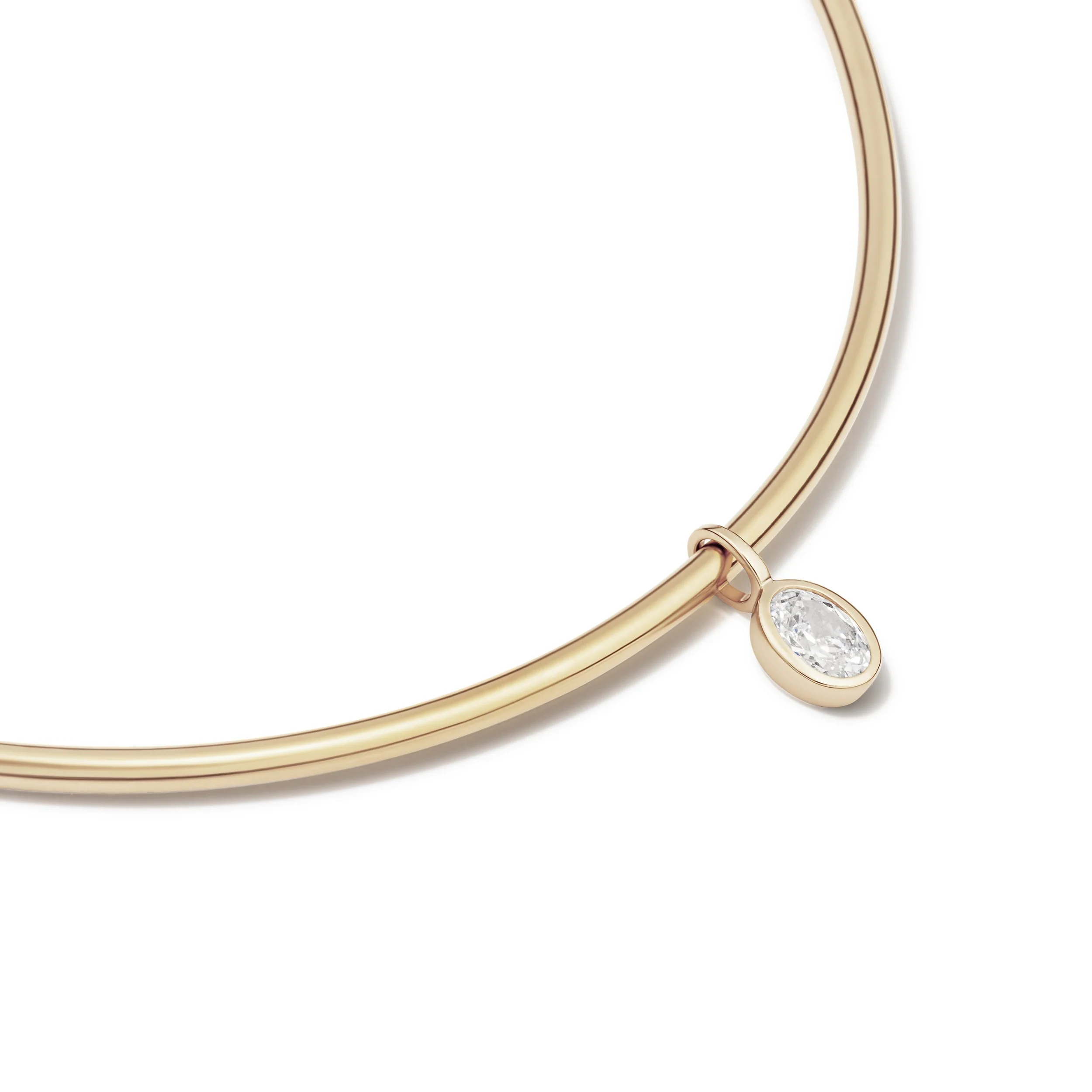 The Heavenly London Gold Smooth Torque