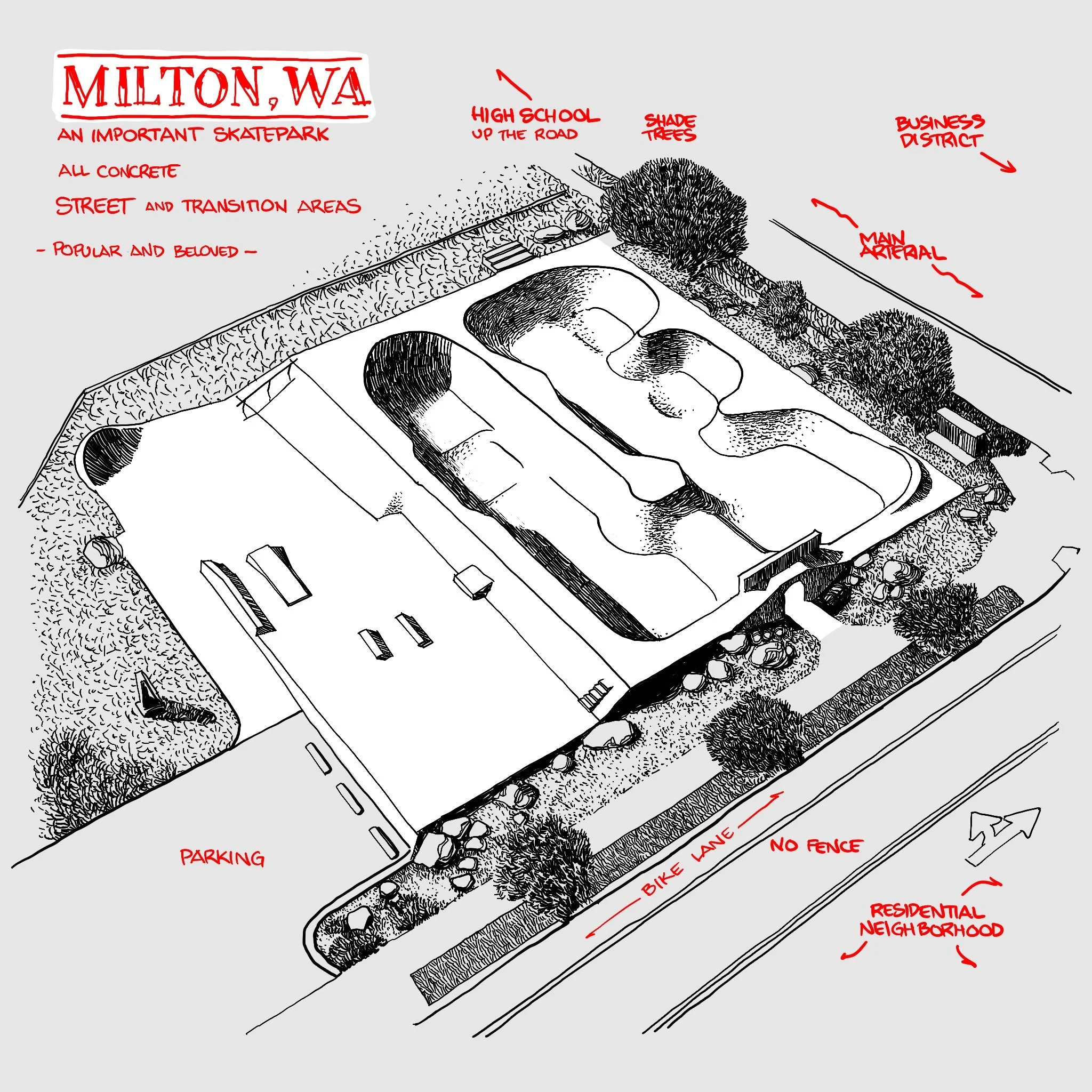 Milton, WA Skatepark