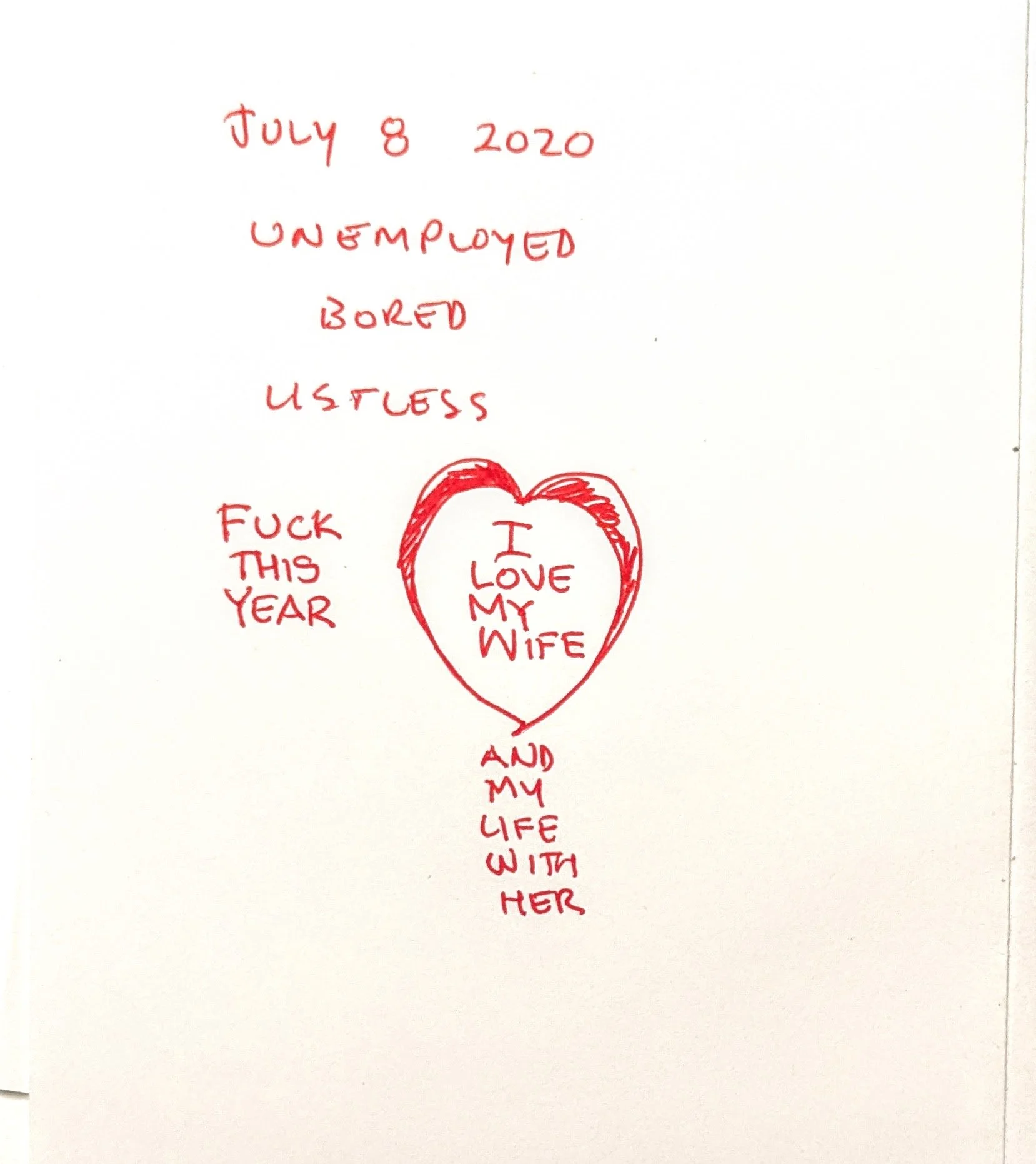 Heartfelt inscription