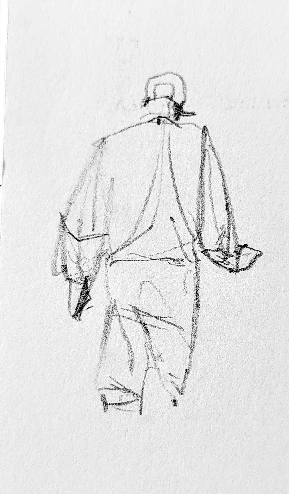 Guy walking away
