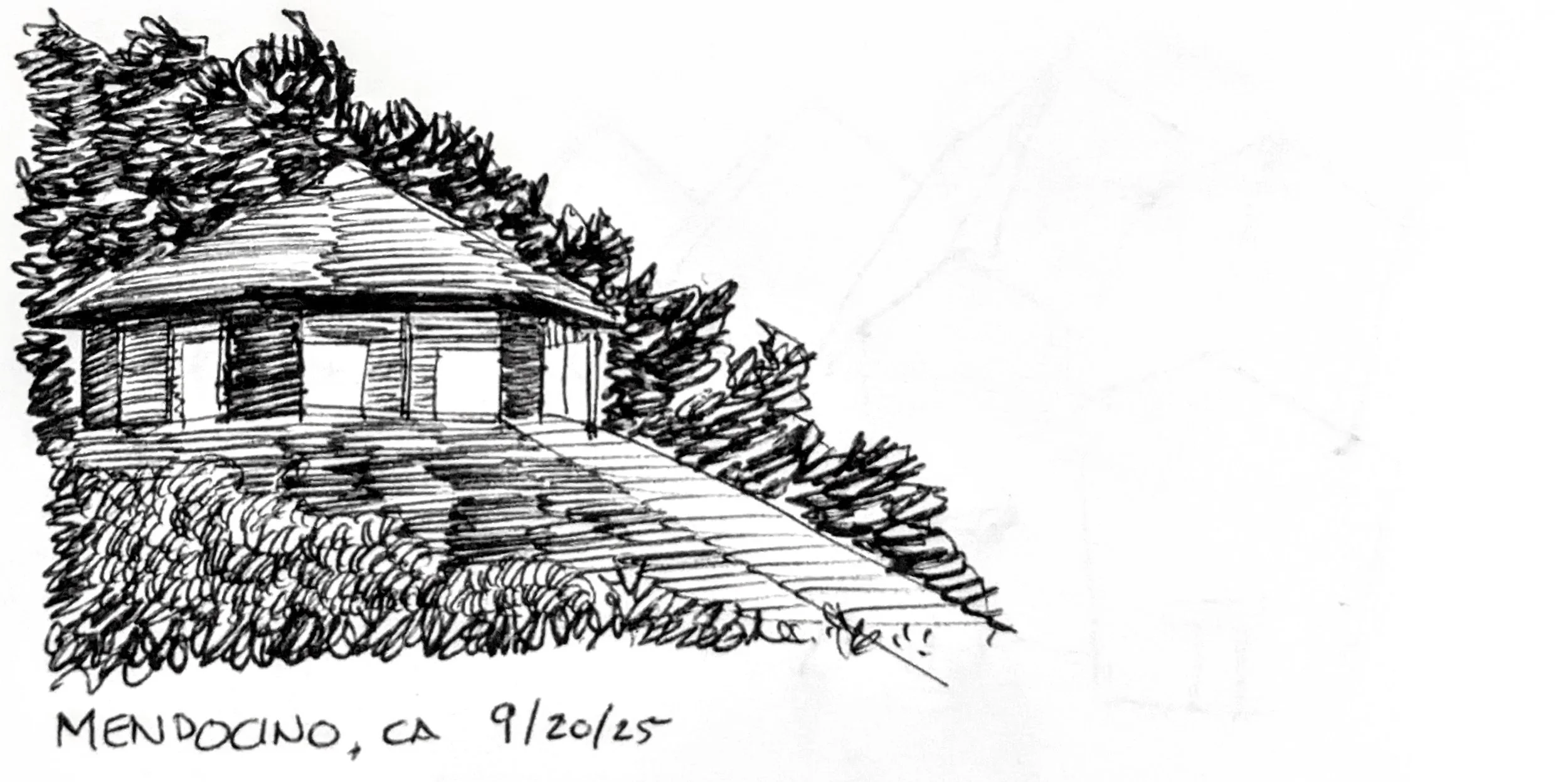 Mendocino roof