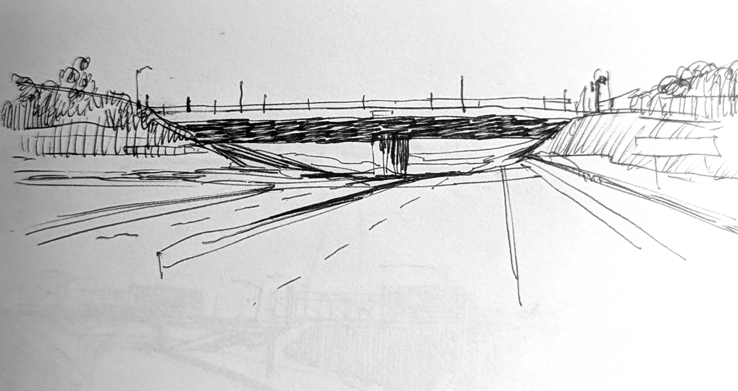 Uncollapsed bridge