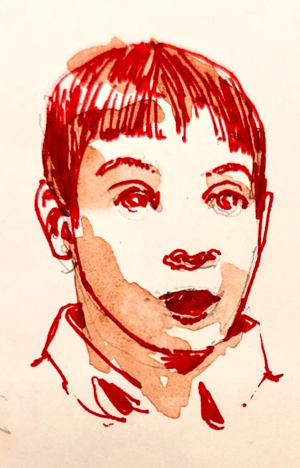Androgynous face