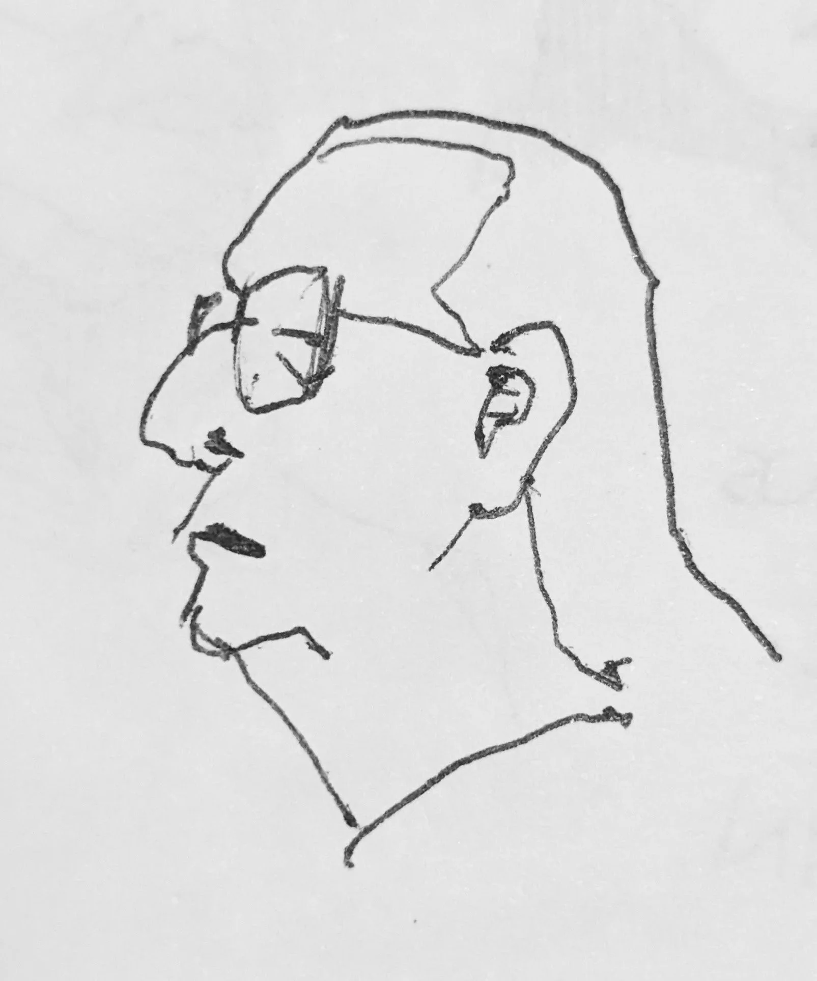Character with an economy of line.