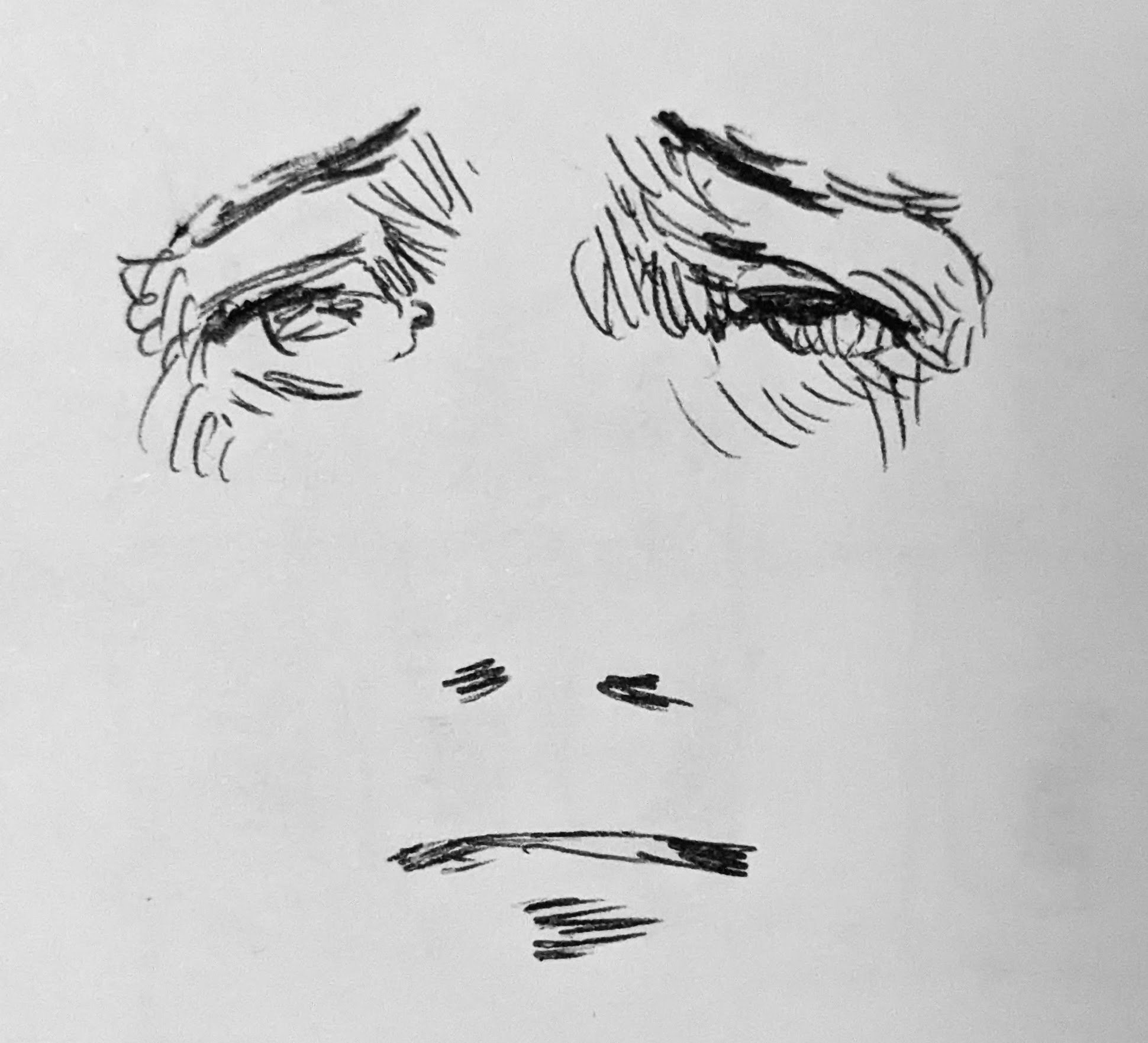 Sad face