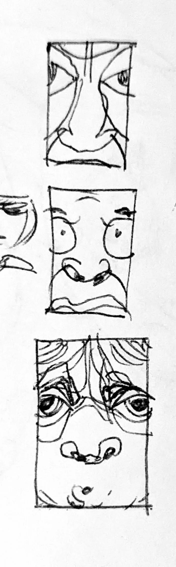 Crowded faces