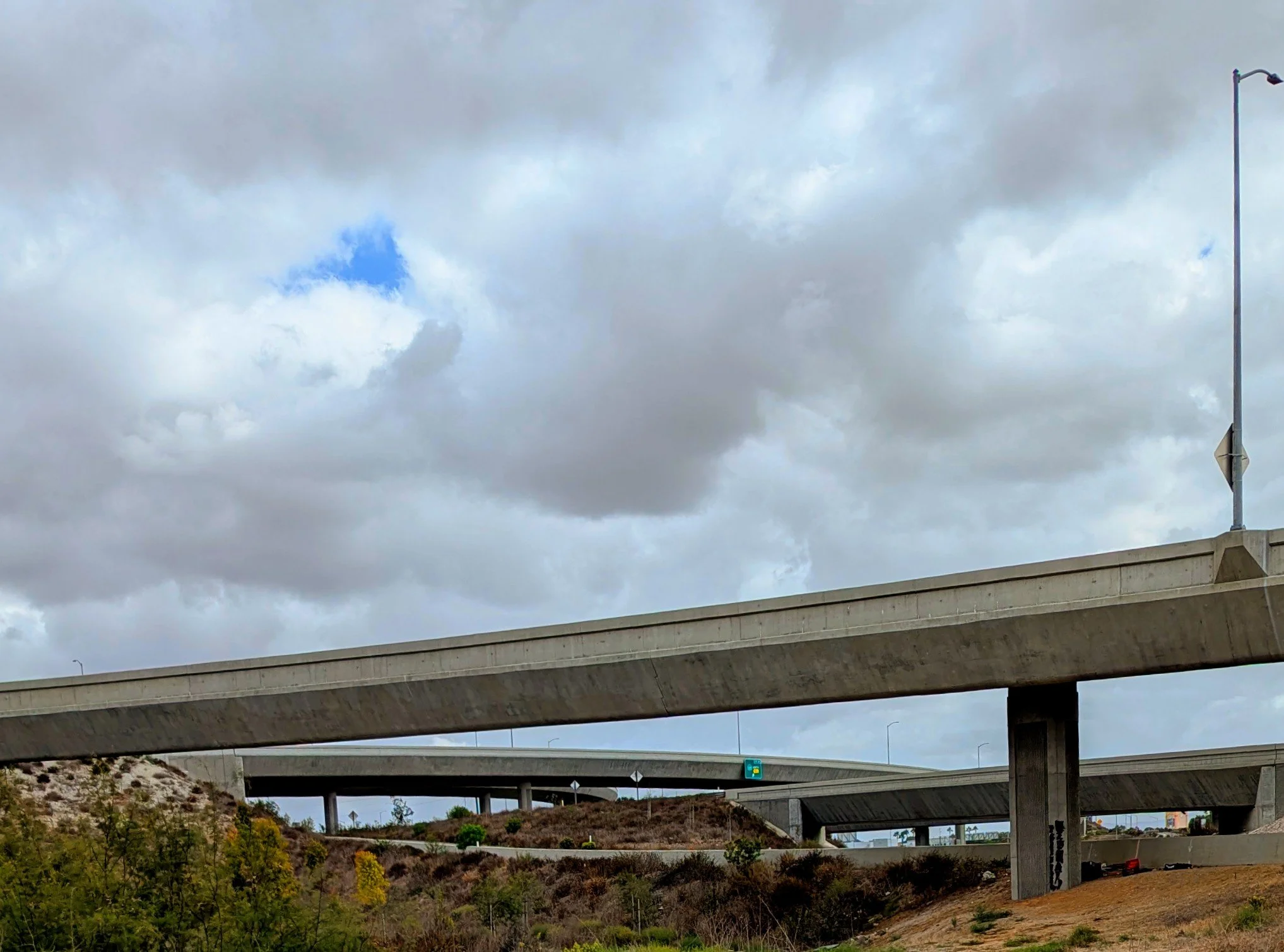 Bridges on horizon, Otay Mesa, CA