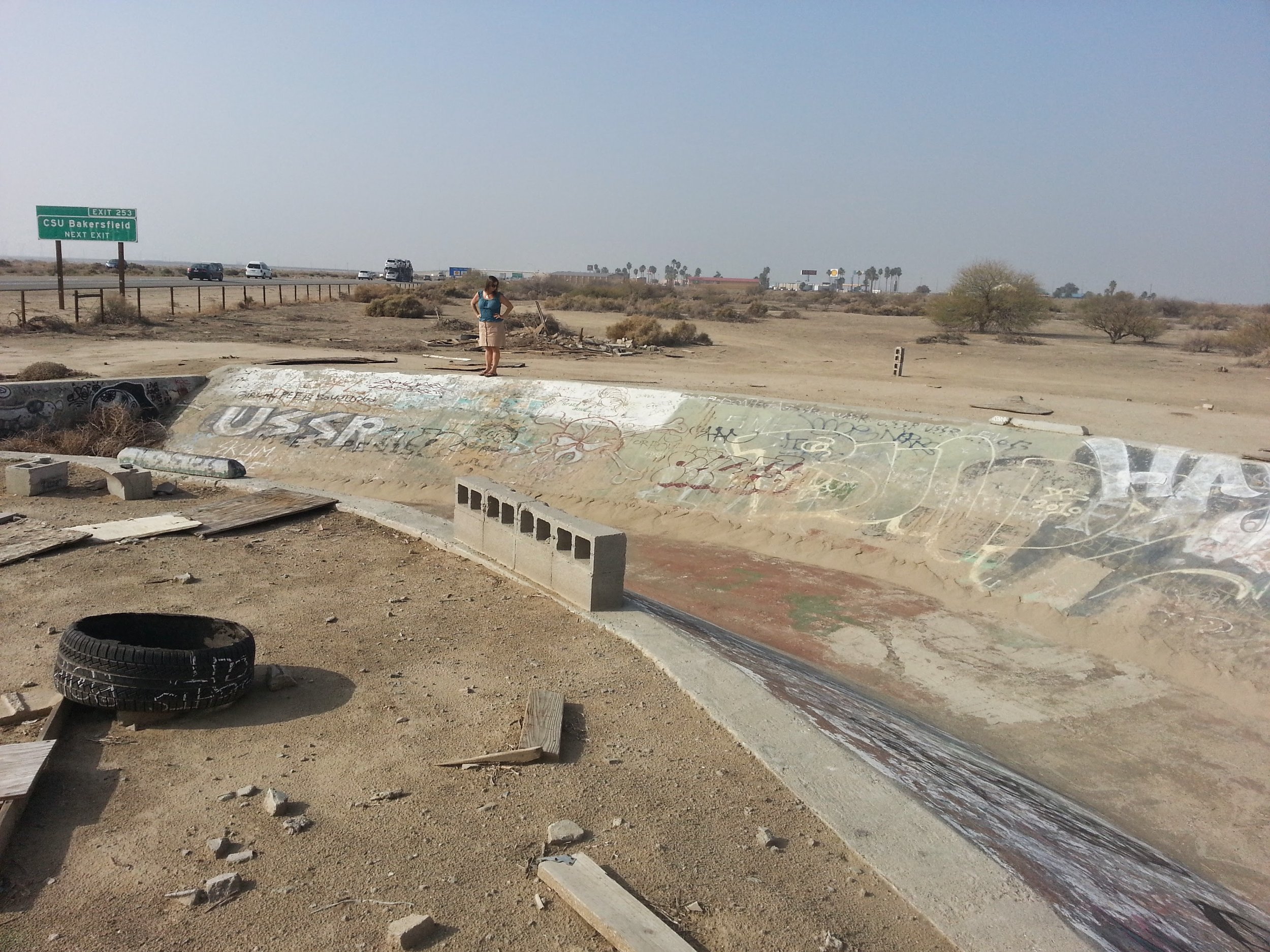I-5 Ditch, near Bakersfield