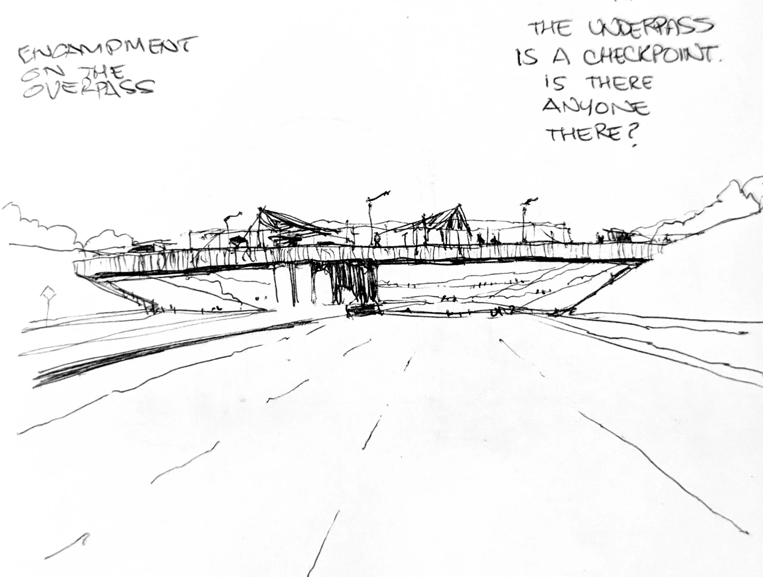 Encamped bridge