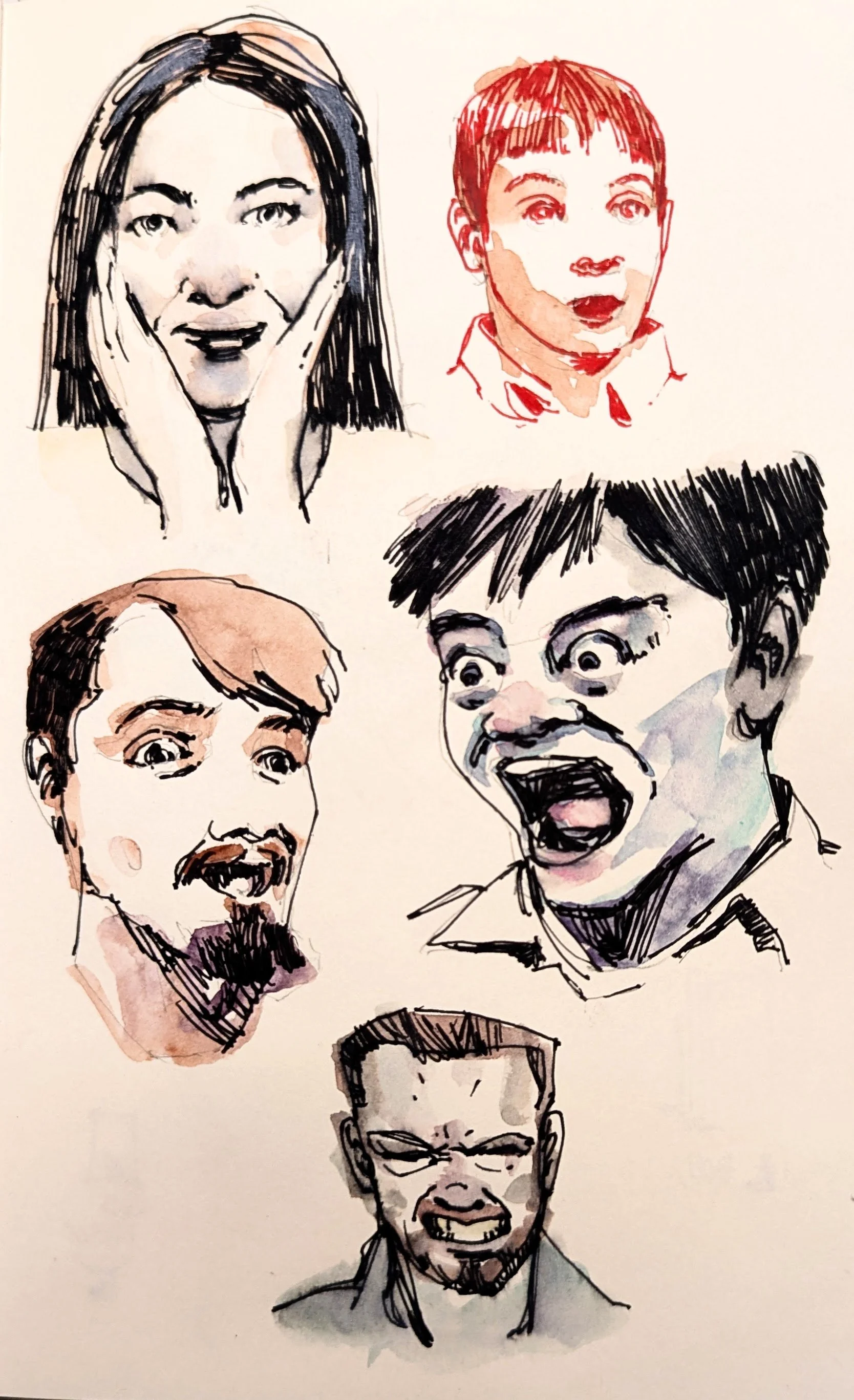 Select faces