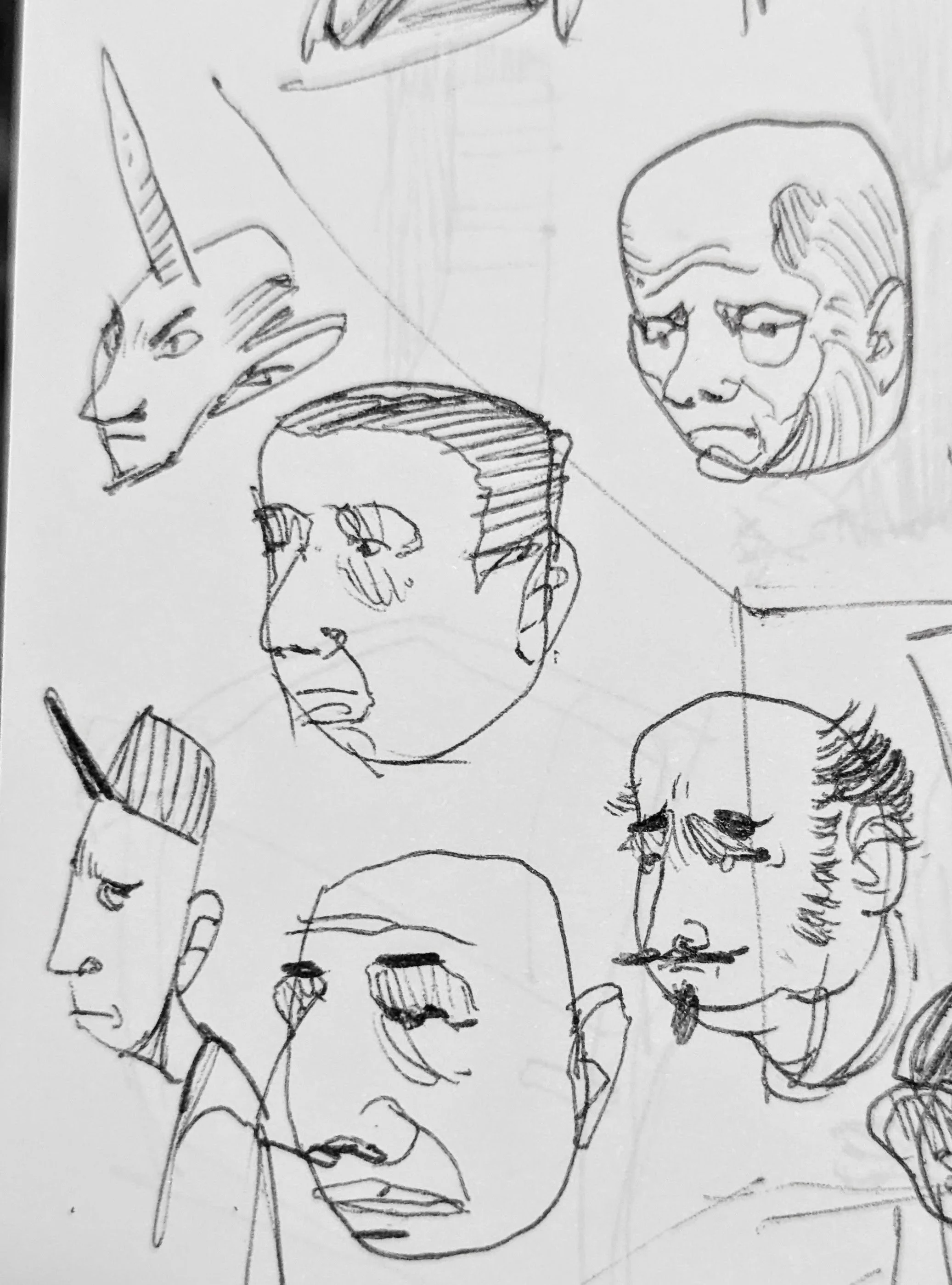 A few funny faces.