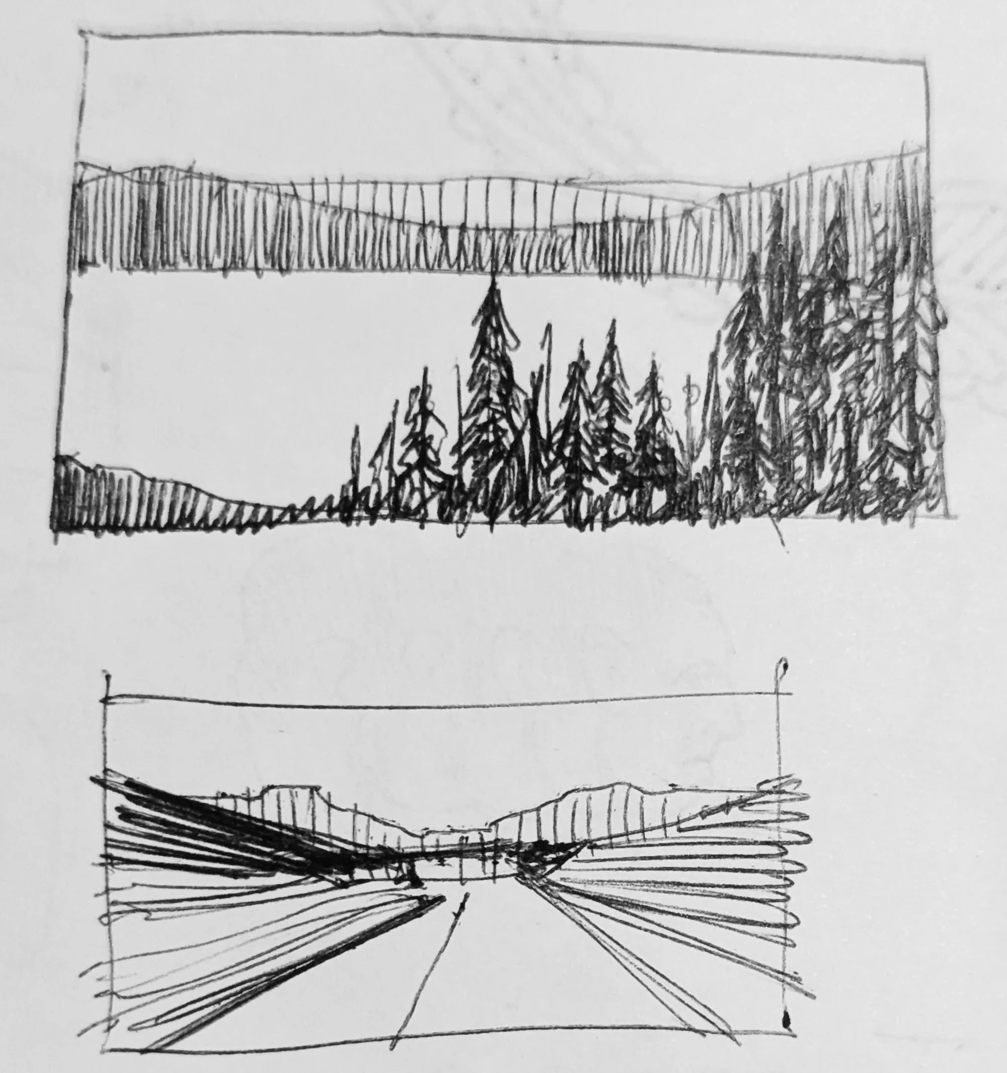 Little landscapes.