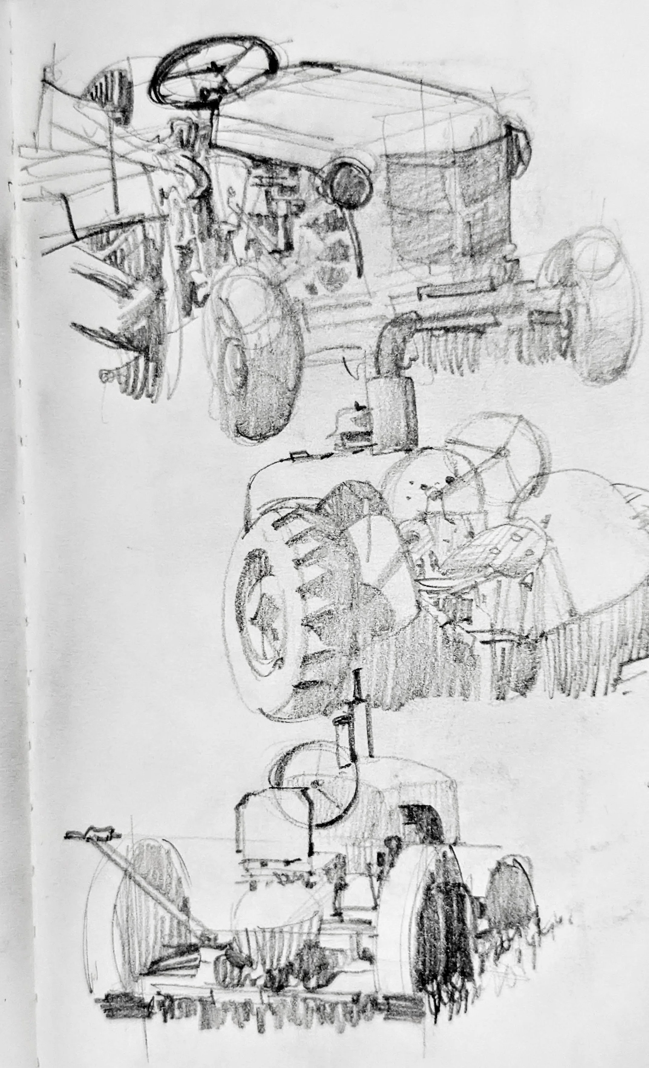 Tractors at the tractor museum.