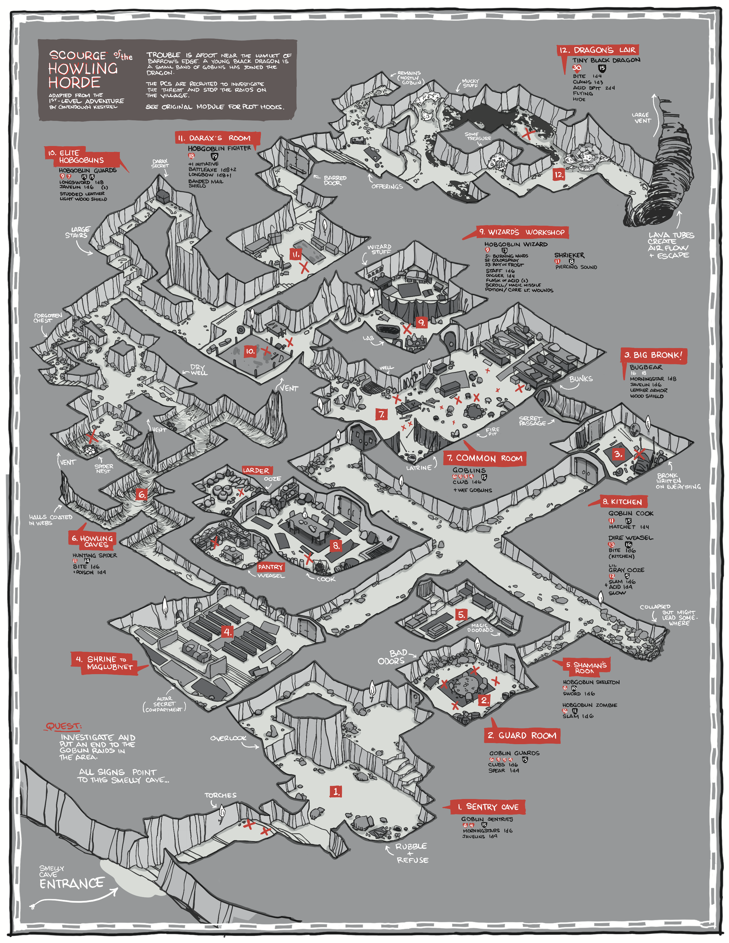 Howling Horde (adapted from D&D Module, 2006)