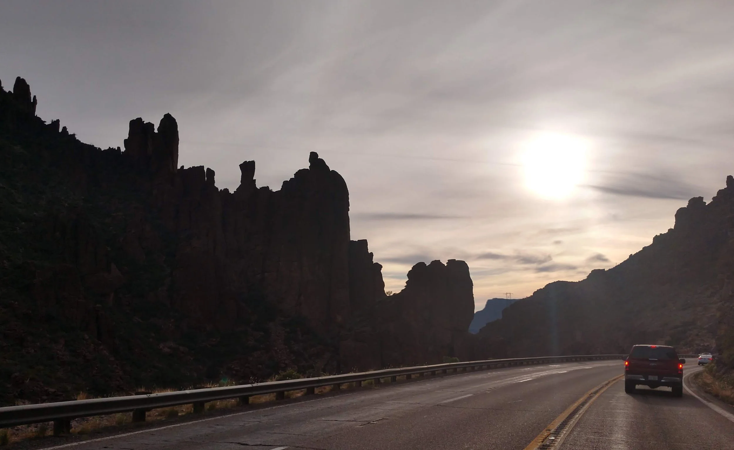 Highway through New Mexico