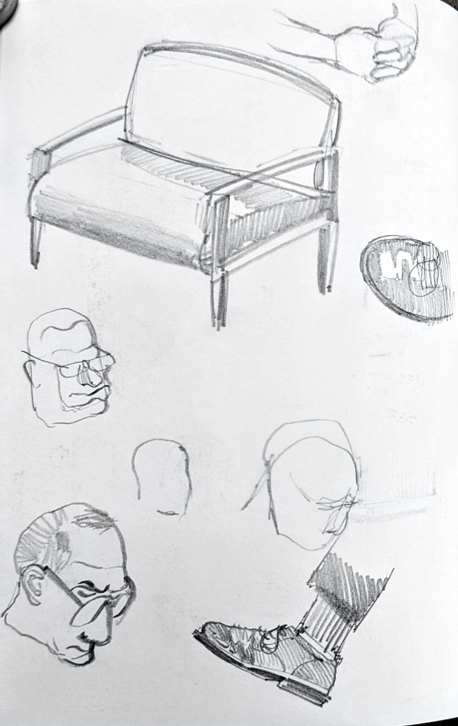 Awkward hospital furniture