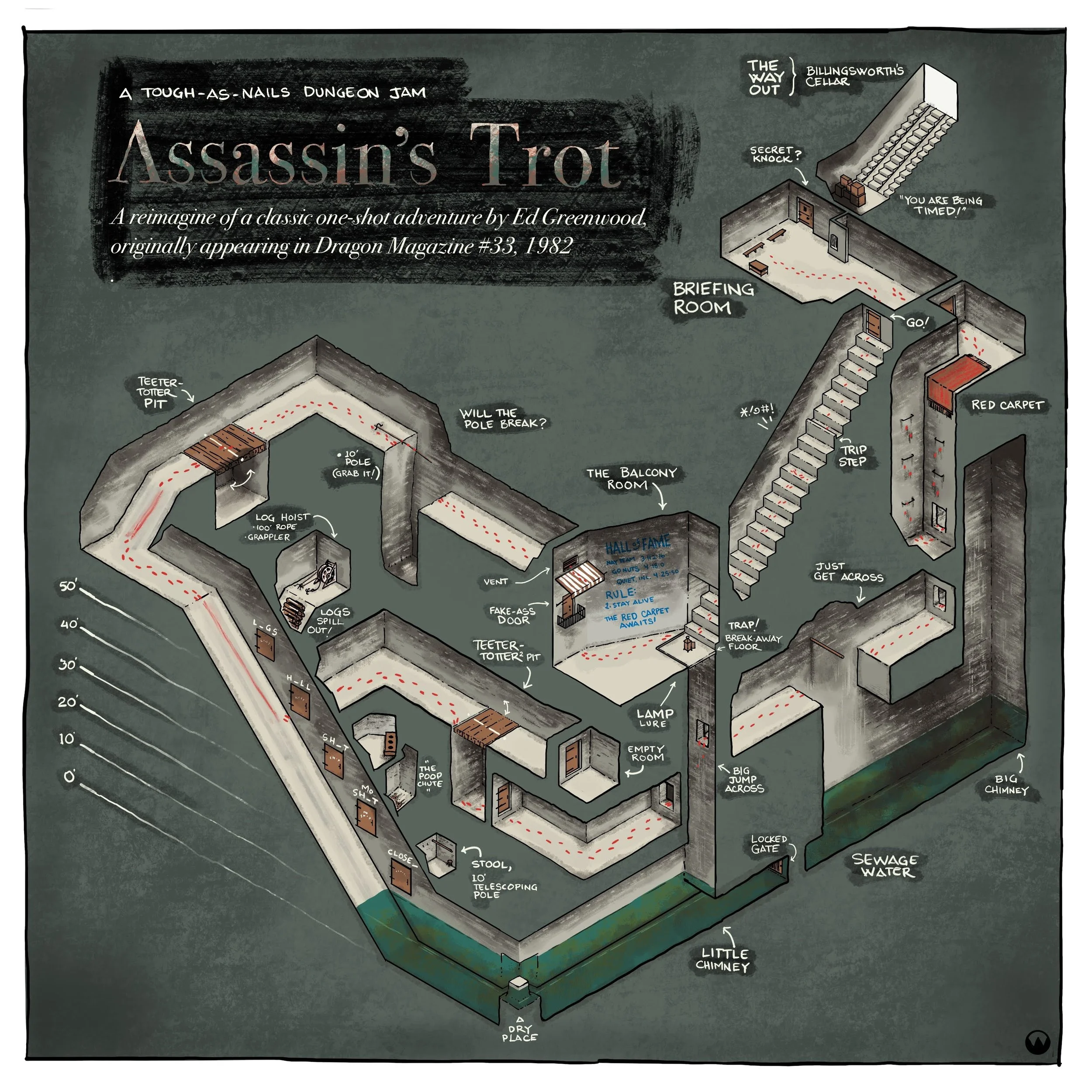 Assassin's Trot (adapted from The Assassin's Run, Dragon Magazine #64, 1982)