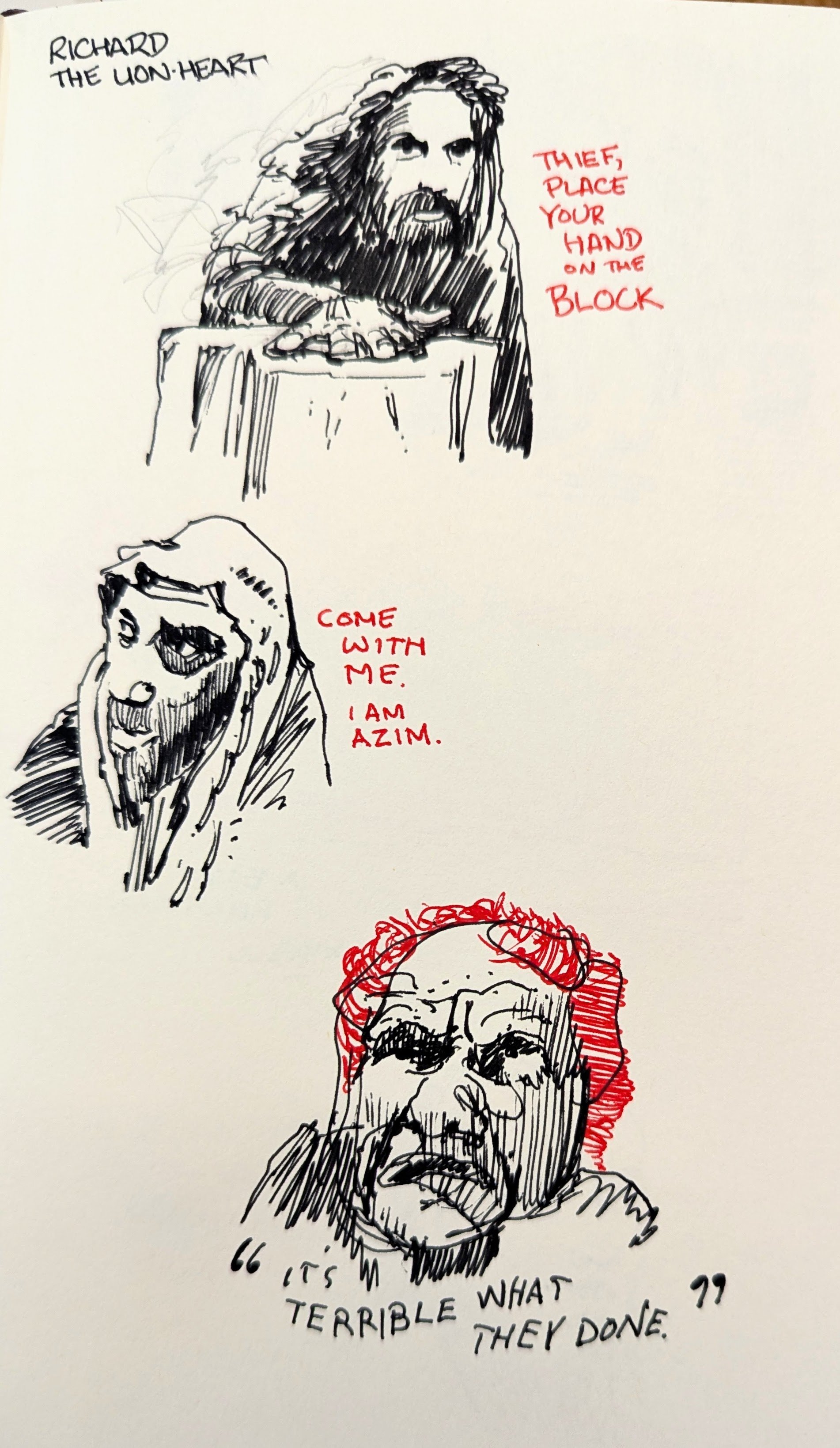 Suspect faces