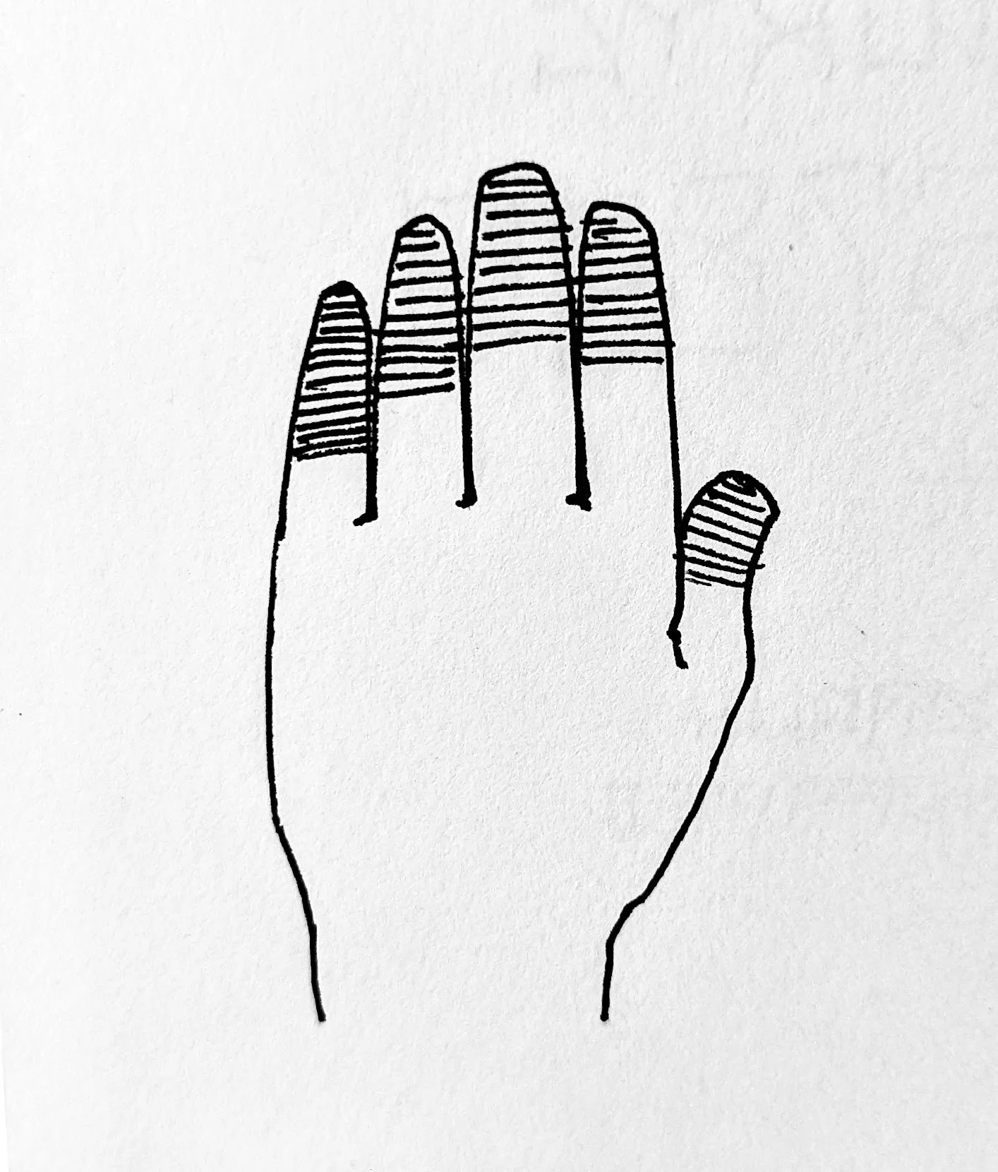 Ink fingers