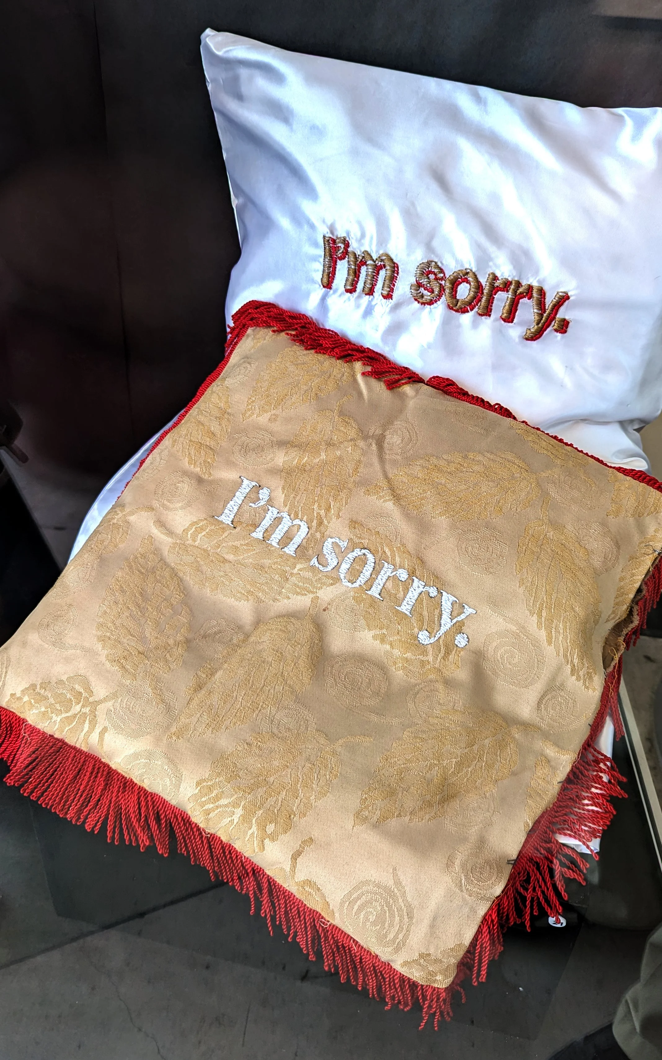 Apologetic Pillows