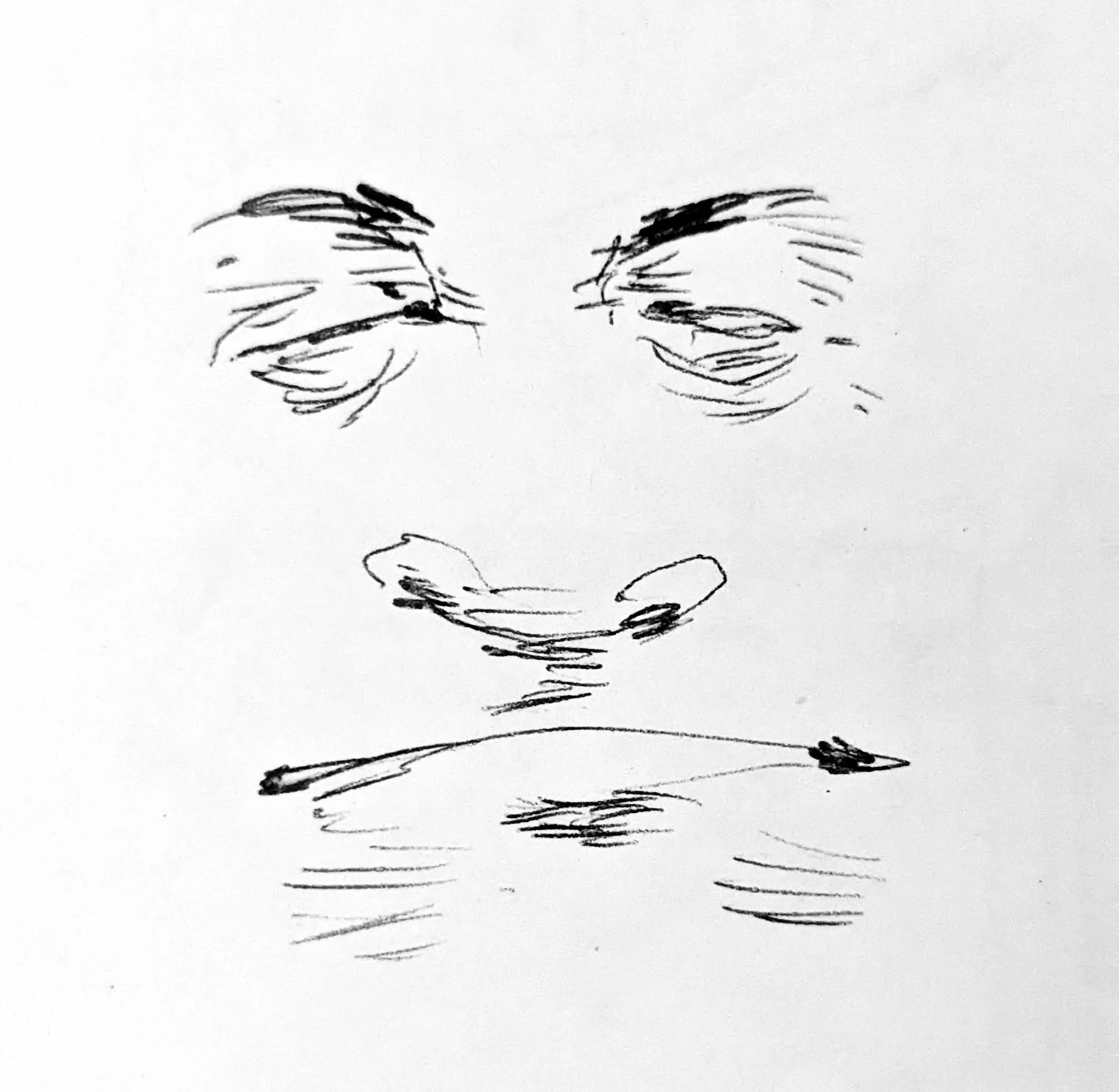 Worn out face