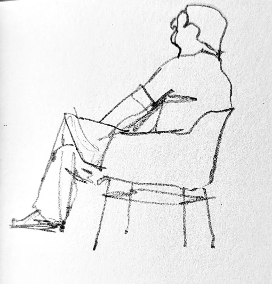 Guy at library