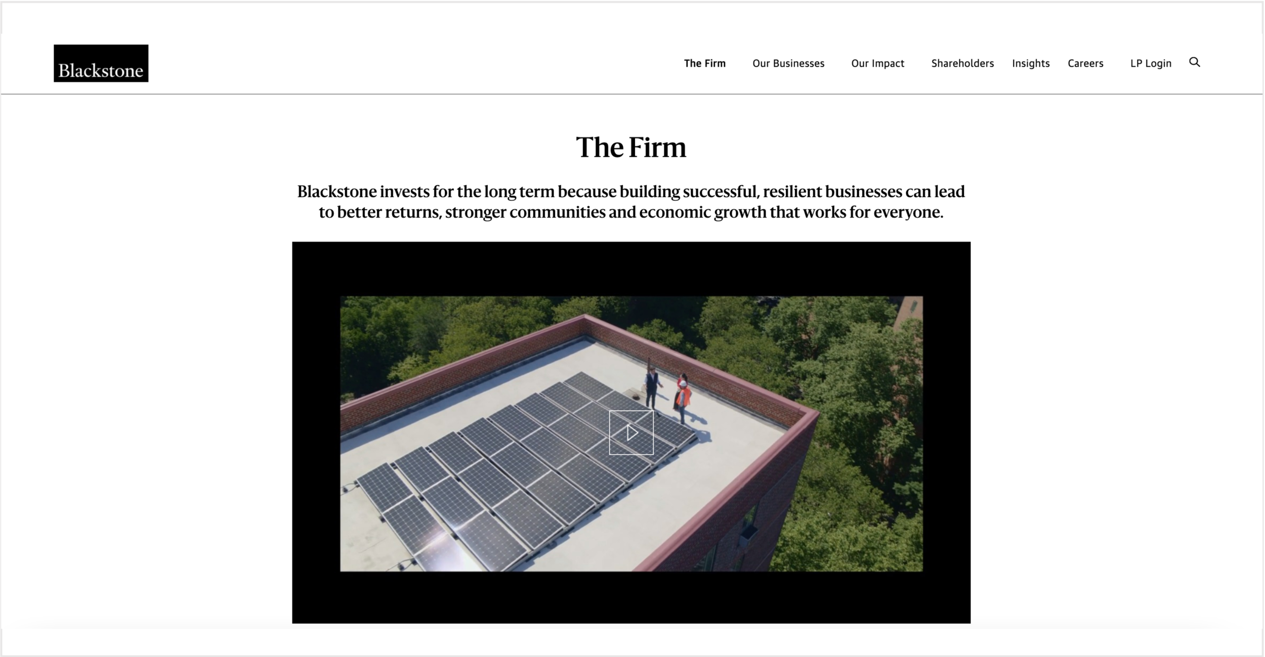 Campaign Landing Page and Hero Video