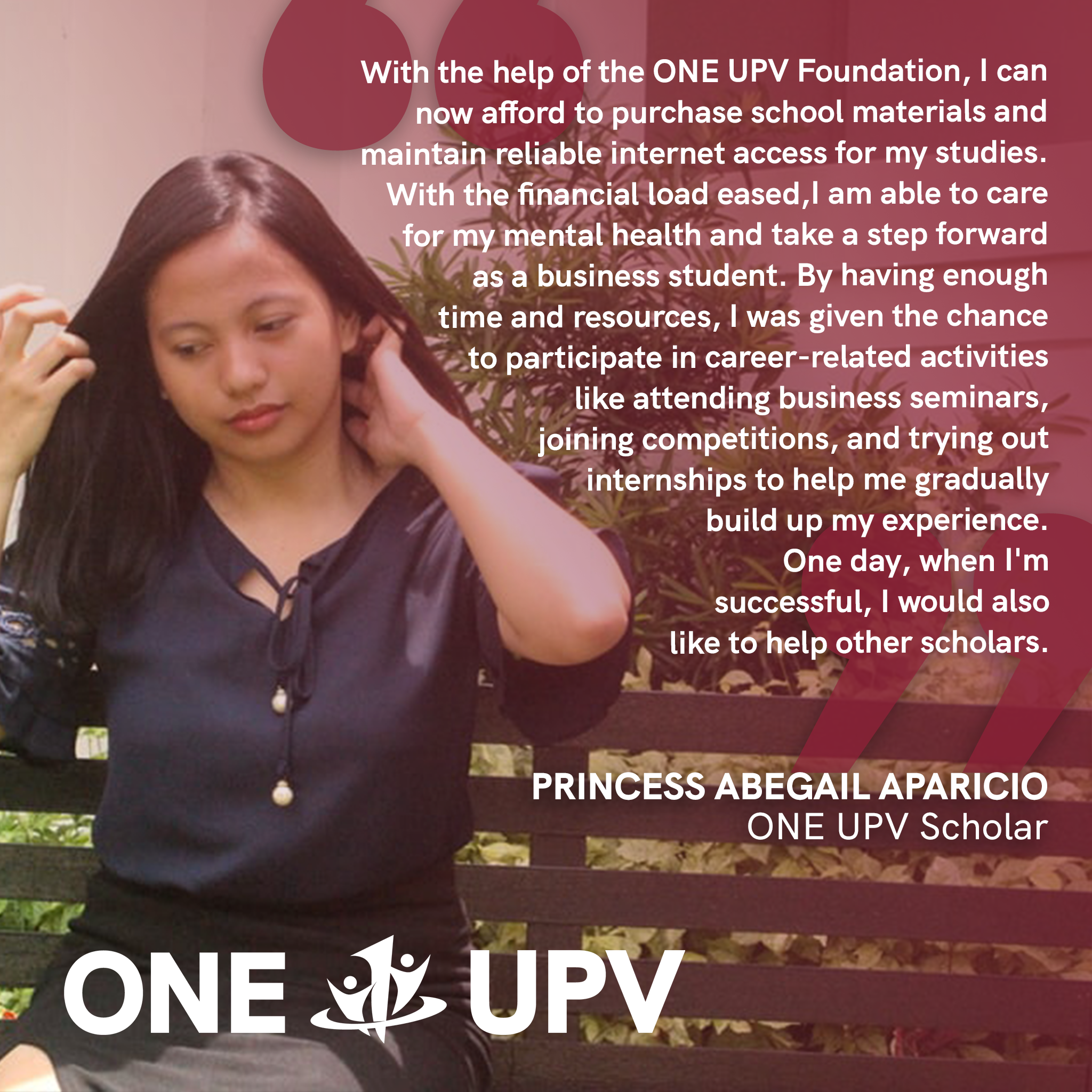 A Scholar’s Step Forward