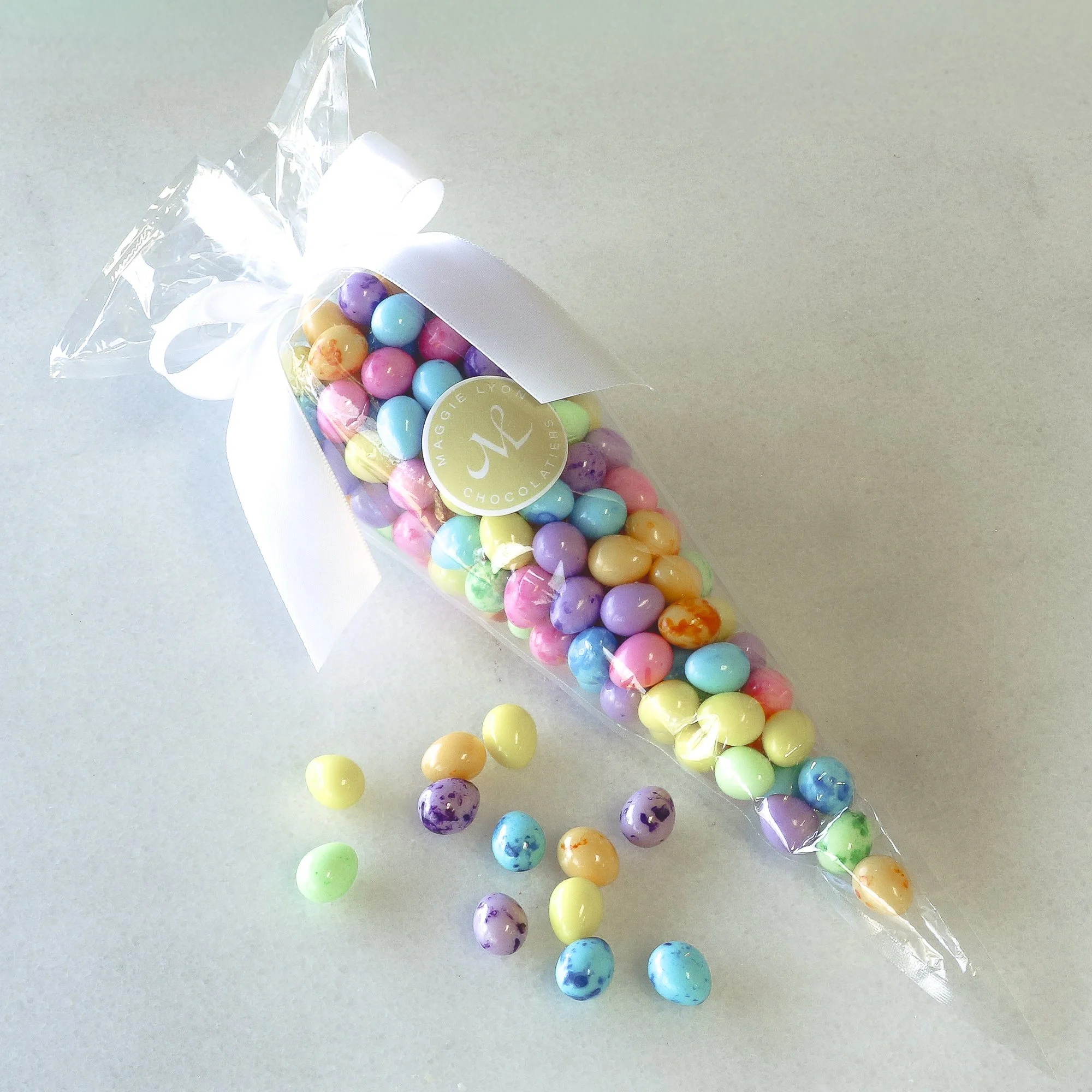 Mini Speckled Eggs in Carrot Shaped Bag