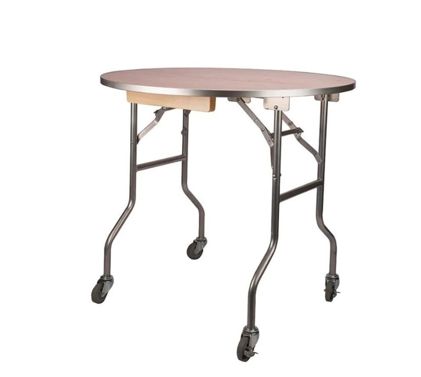 36" Table with Wheels - $7