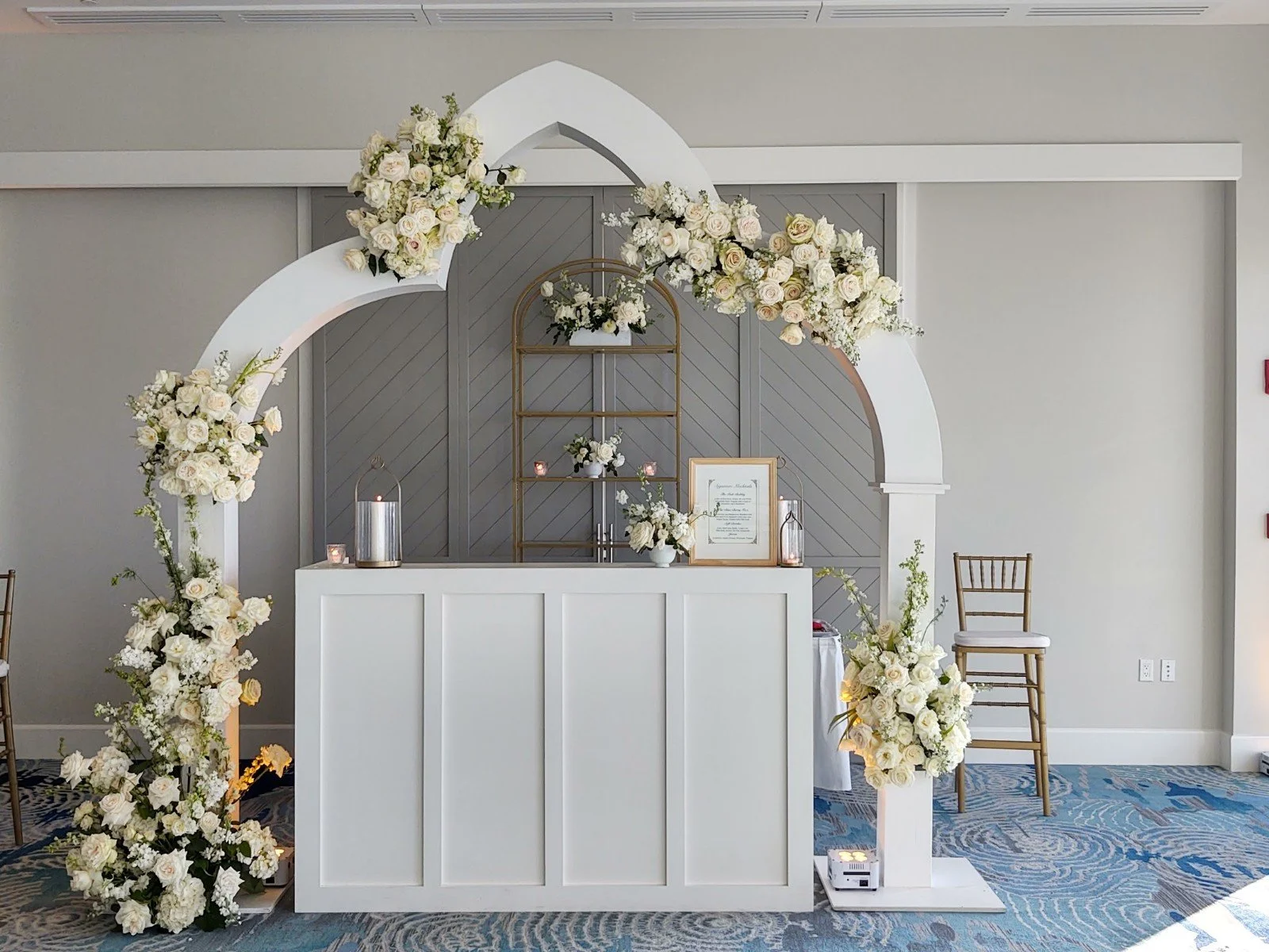 6' Luna Bar, Raja Arch (Design by Jet Set Wed)