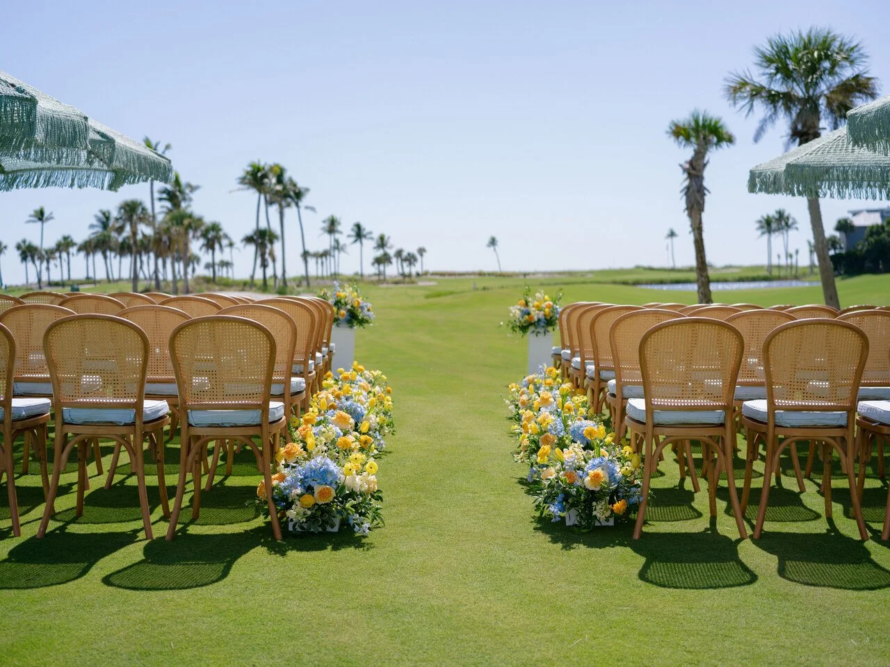 Natural Cane Bentwood Chairs (Photography by Hunter Ryan Photography, Design by So Eventful)