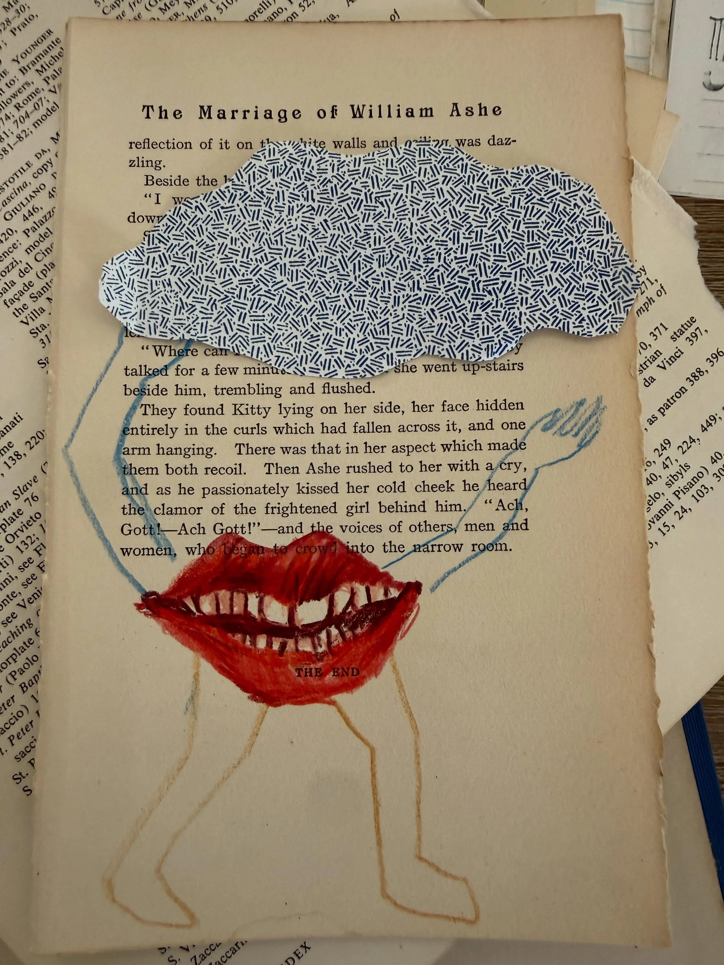 Starting a little project of collages, drawings and paintings. The work is about the idea of cultural narcissism.  How colonization and capitalism prey upon the have-nots.  All of the work will be on my website and all of the money will go towards my