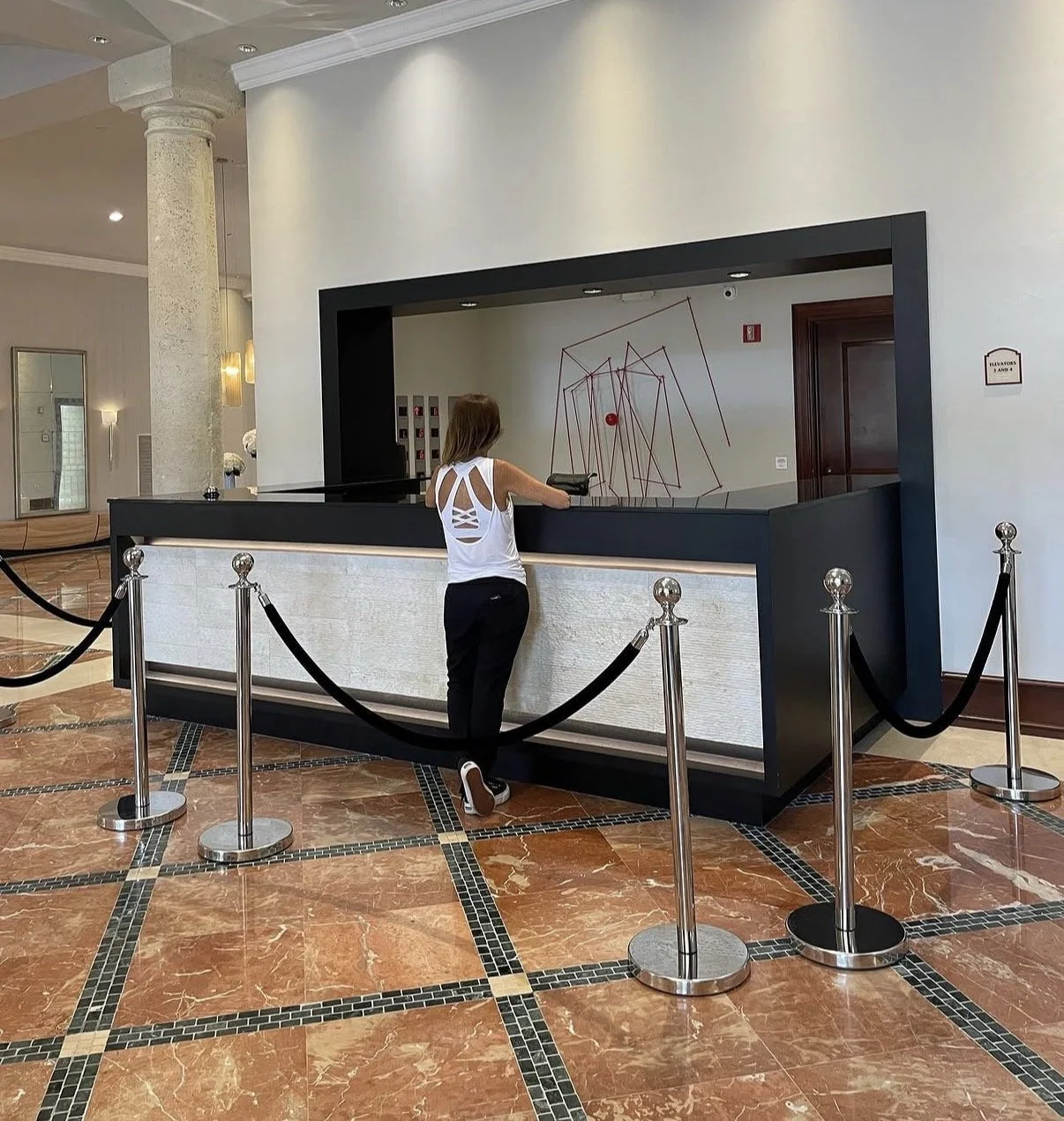 "Rectangle Dance" at Lake Tower in Key Biscayne