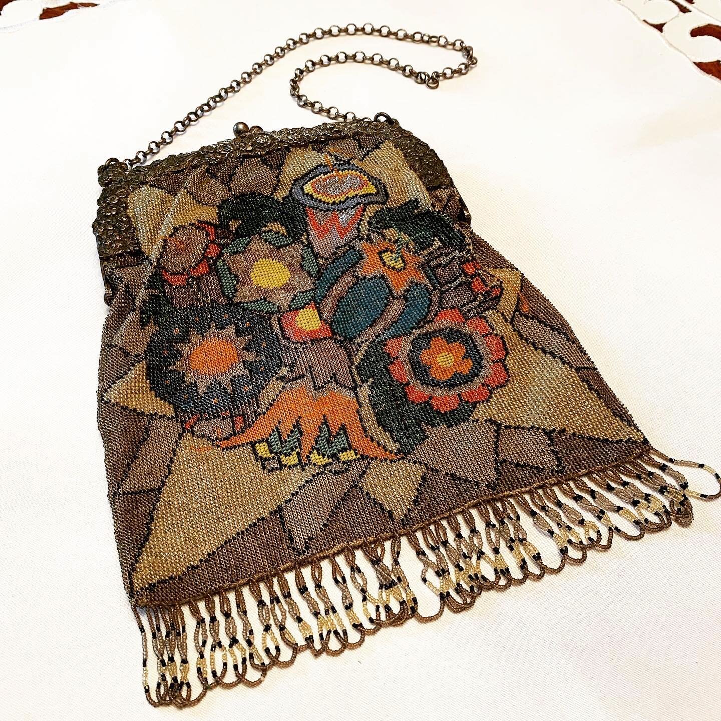 Victorian, Art Nouveau Antique Glass Micro Beaded Hand Bag - Asking $175

Thank you for stopping by we will be posting throughout the day so check in often. If you see something you like and we haven&rsquo;t posted a detailed picture or price please 