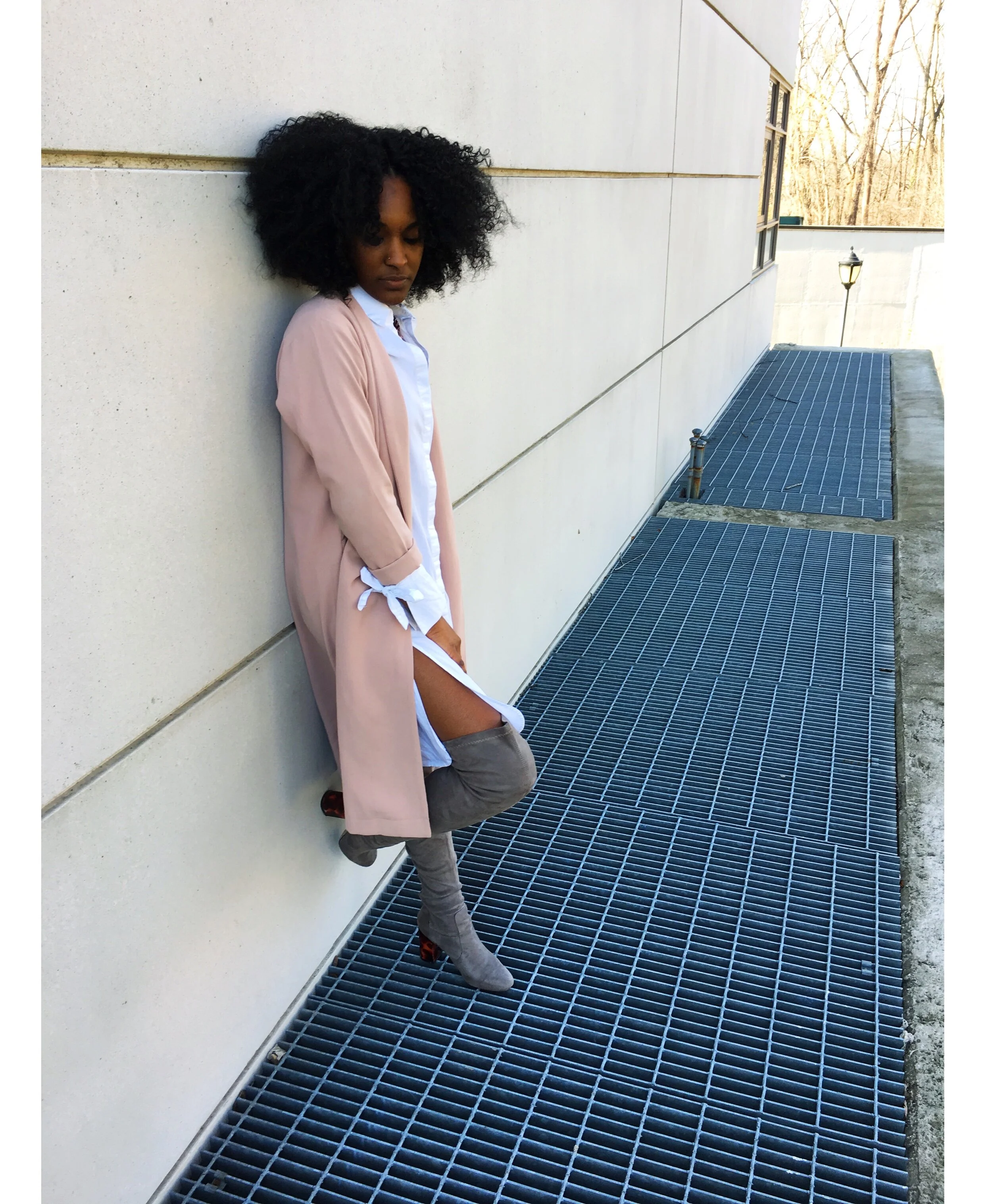 Shirt Dresses &amp; Thigh-Highs