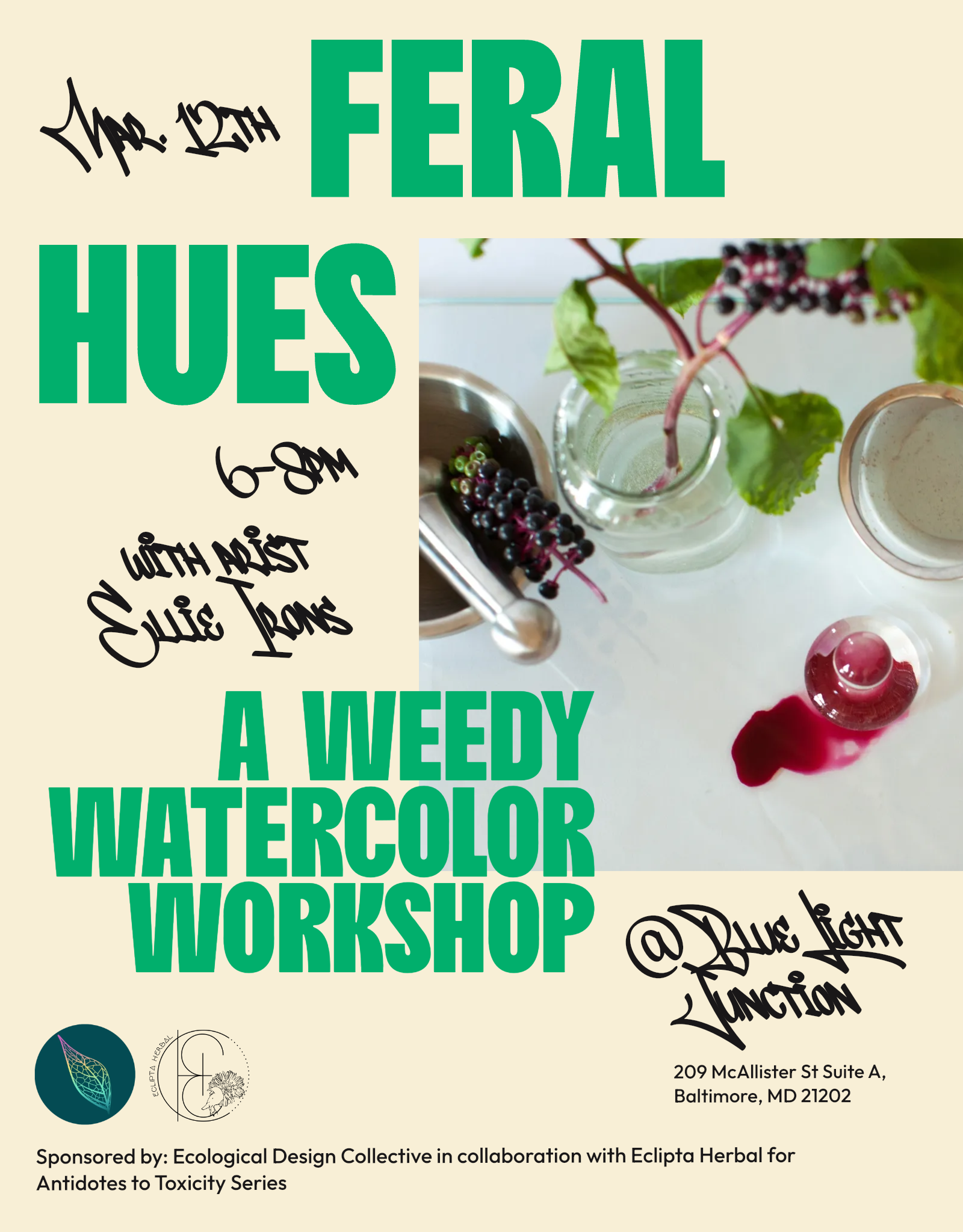 Feral Hues: A Weedy Watercolor Workshop