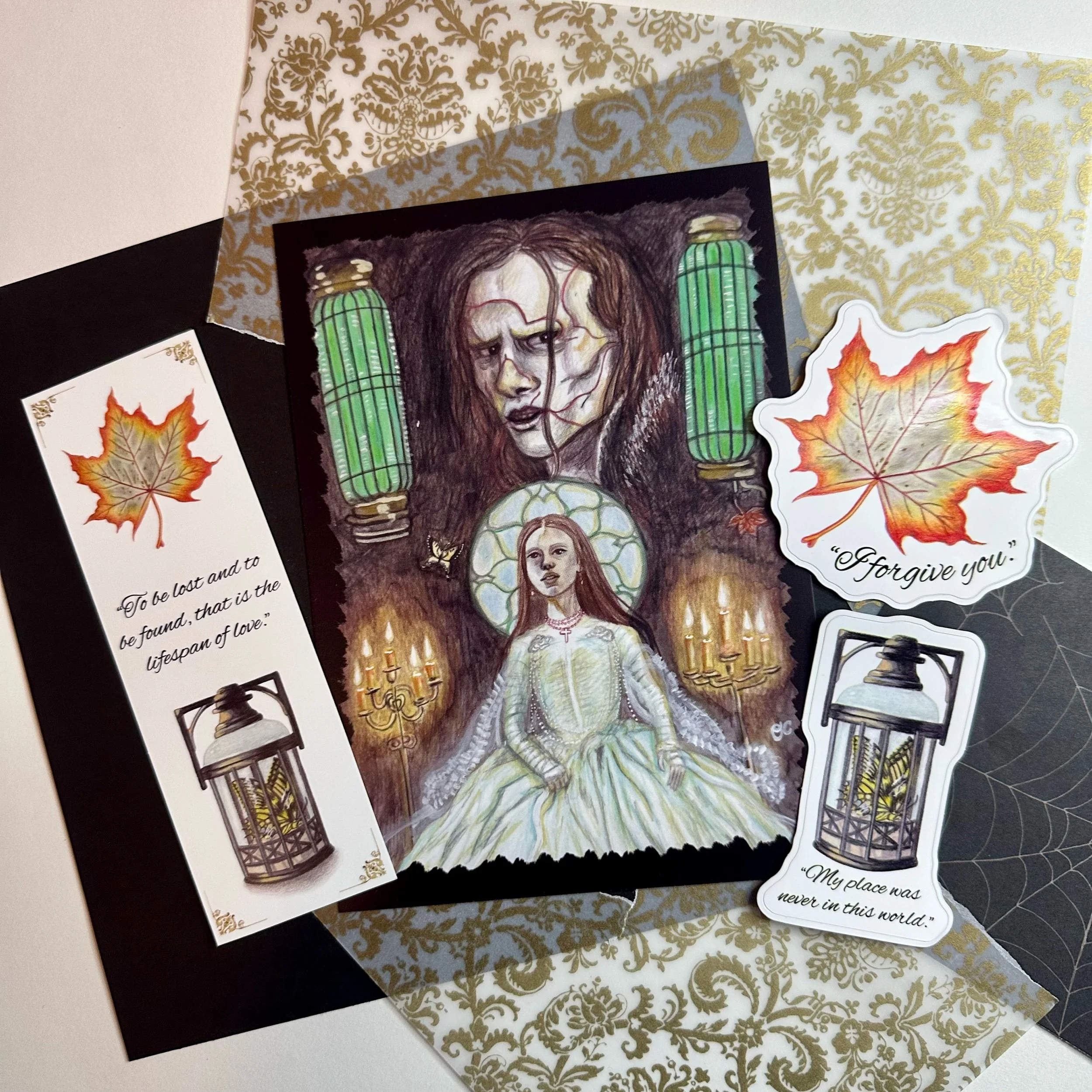 Frankenstein Bundle | Signed Art Print + Bookmark + Stickers