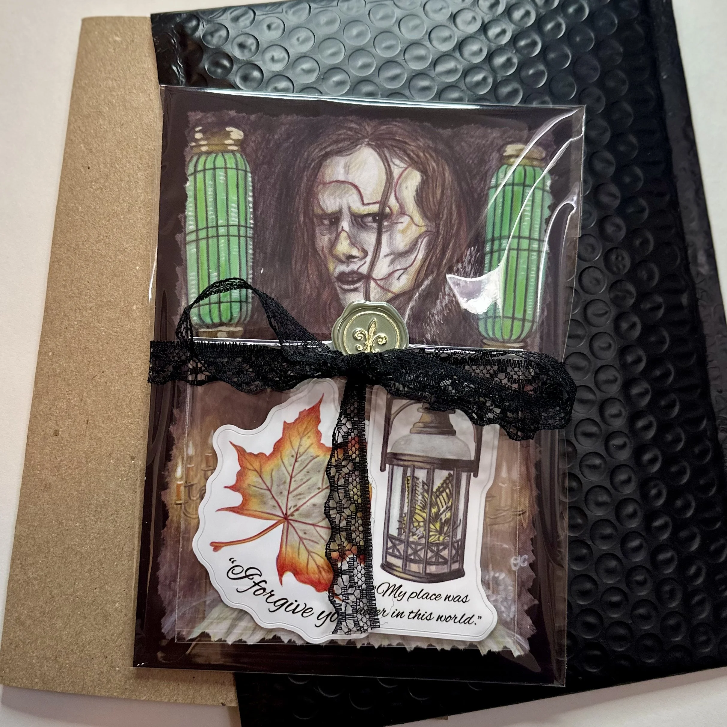 Frankenstein Bundle | Signed Art Print + Bookmark + Stickers