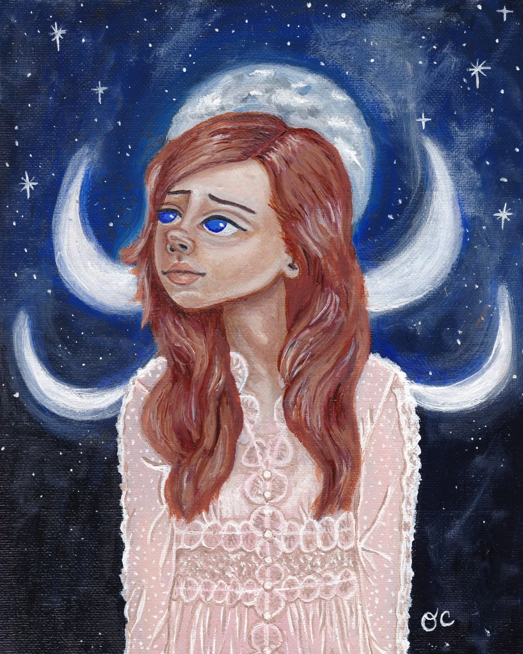 Darkness as Light, 8" x 10," Oil on canvas panel