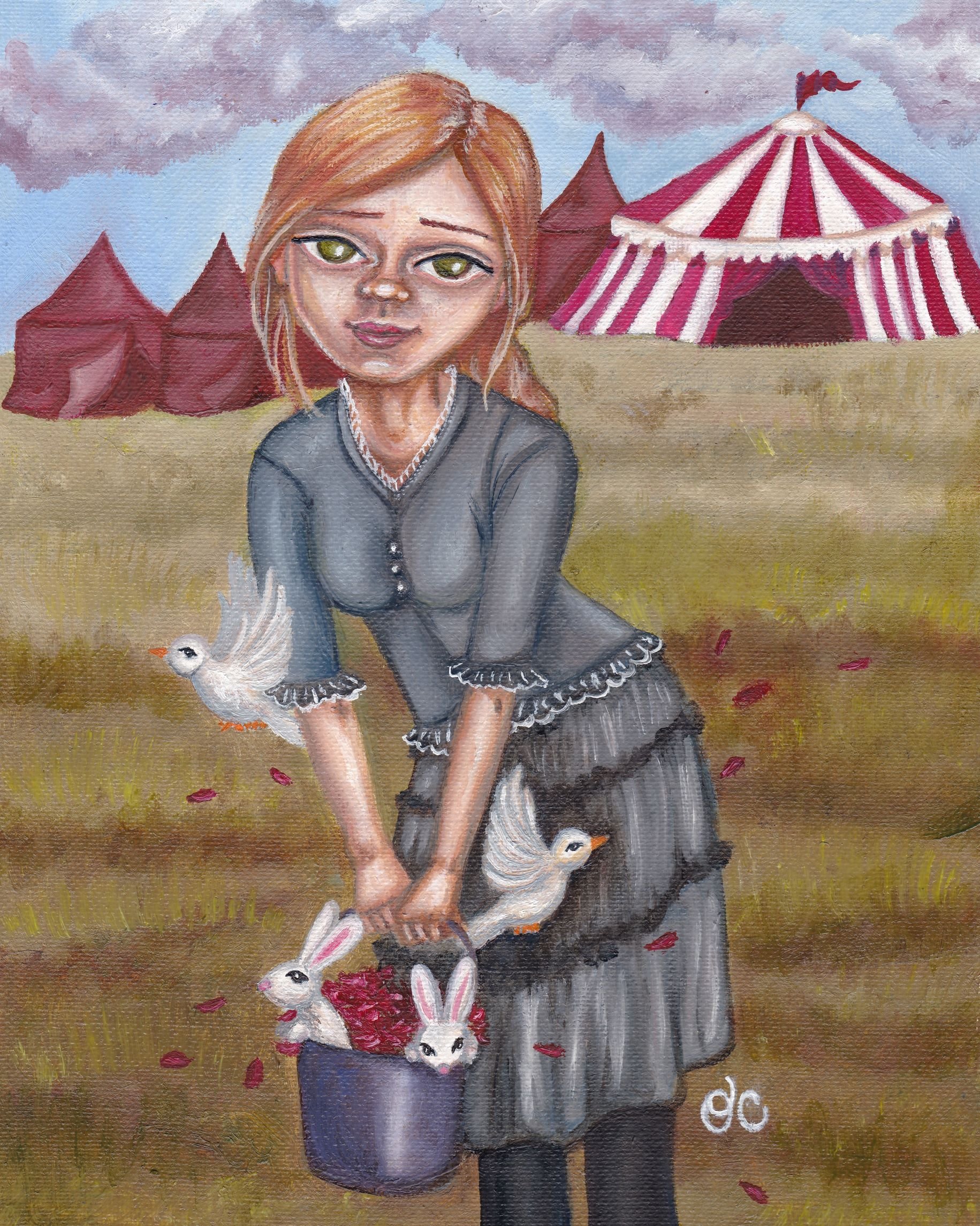 The Conservationist, 8" x 10," Oil on canvas panel