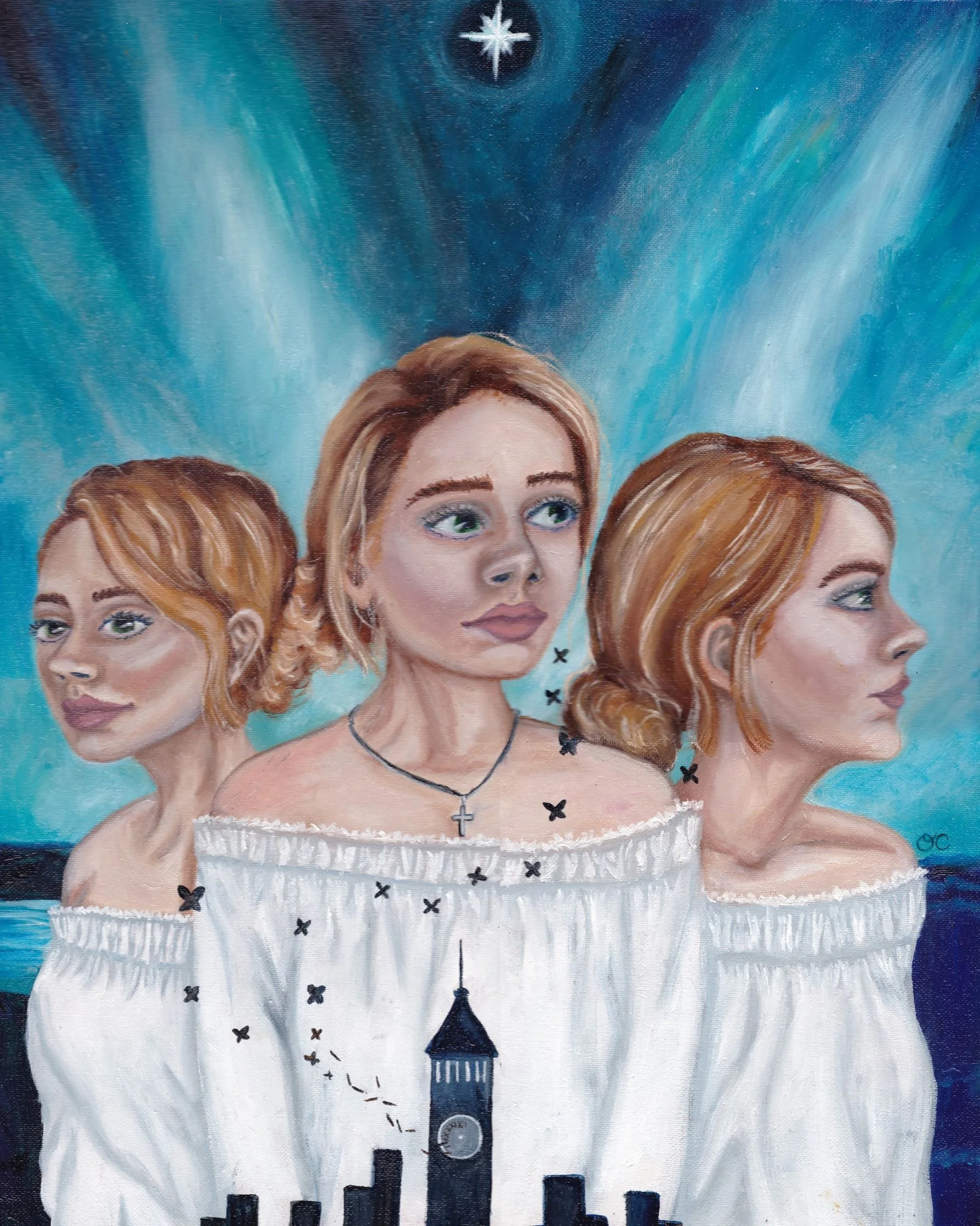 Guiding Light, 16" x 20," Oil on canvas