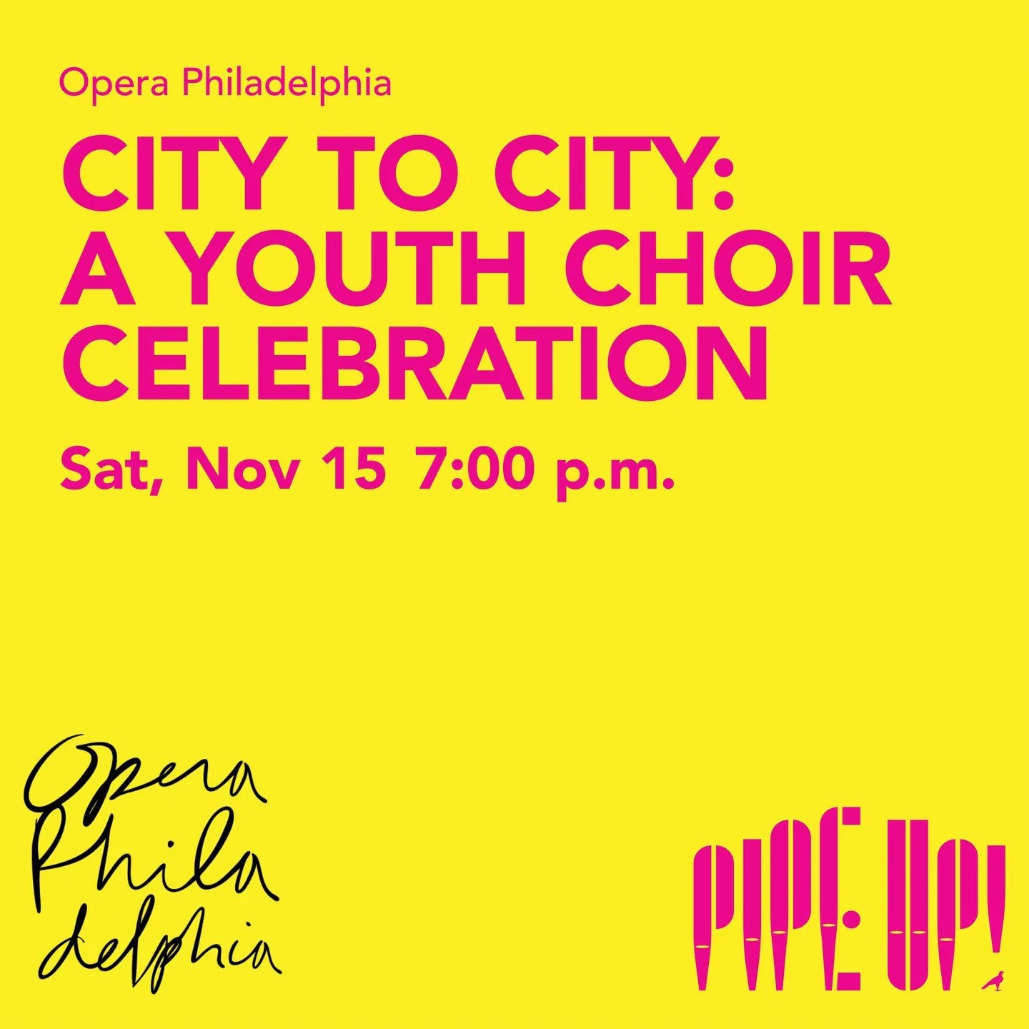What a day we have planned in Philadelphia!
We're thrilled to announce that the Brooklyn Youth Chorus is traveling to the City of Brotherly Love for an exciting doubleheader on Saturday, November 15, 2025. Our young singers will be center stage for