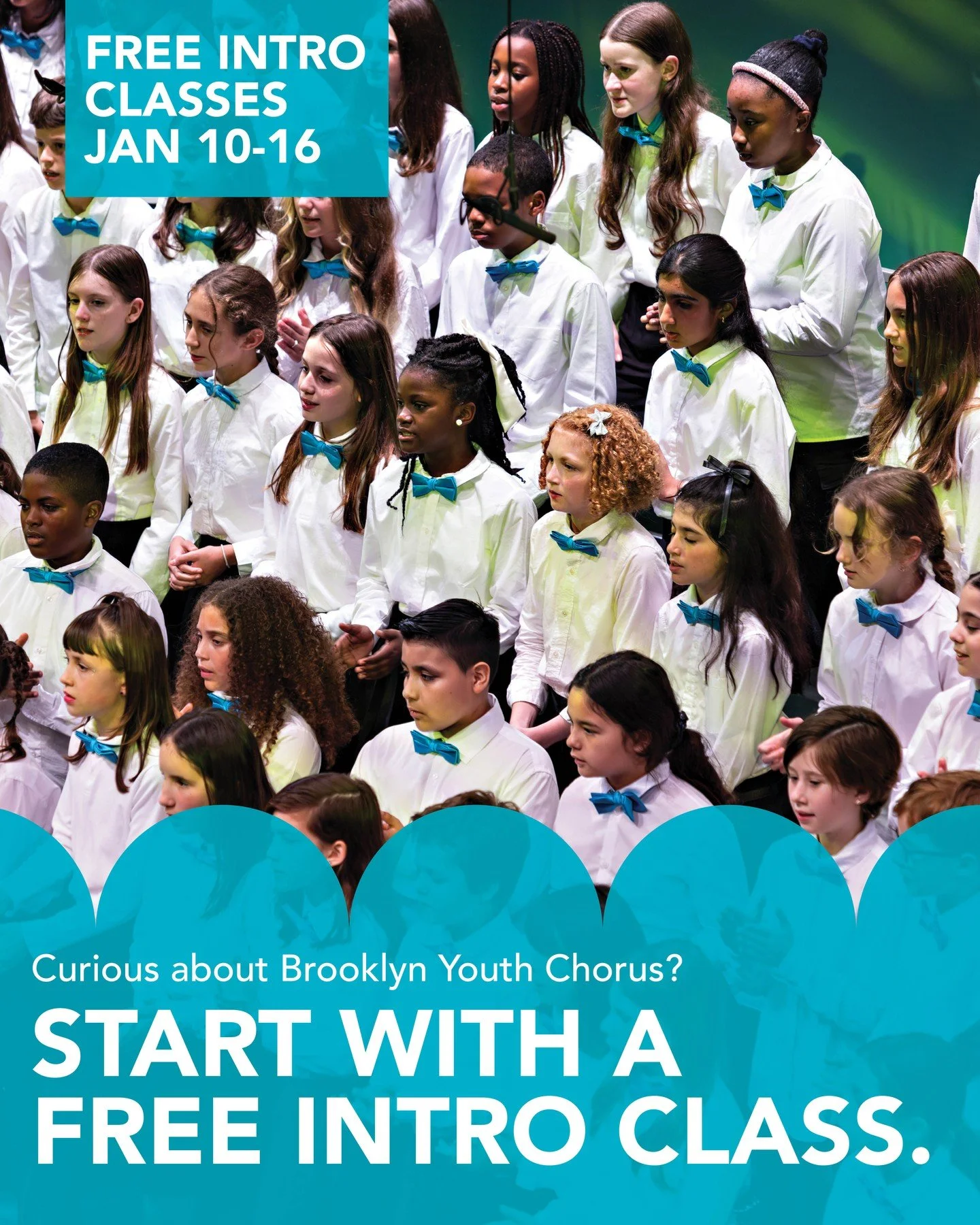 ✨ Curious about Brooklyn Youth Chorus? Join us for a Free Intro Class January 10-16!✨

Have you ever wondered what it&rsquo;s really like to be part of Brooklyn Youth Chorus? Now is your chance!

We are opening our rehearsal doors for a FREE Intro Cl