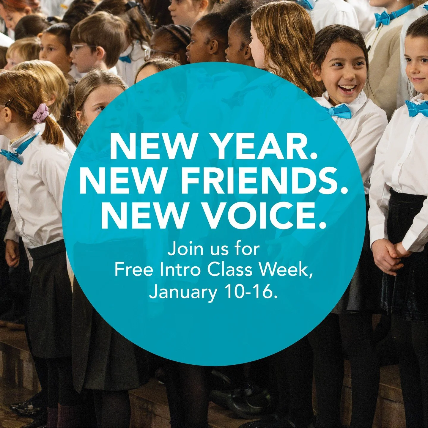 New Year&rsquo;s resolution: Start the year singing! 🎤✨

The wait is almost over. Our Free Intro Week kicks off THIS SATURDAY (Jan 10&ndash;16)! This is the ultimate way to dive into the music, meet our conductors, and experience a rehearsal firstha
