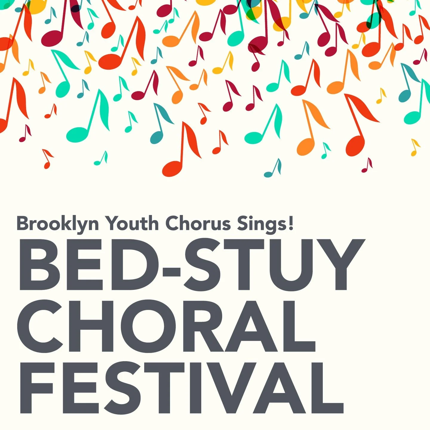 Join the First-Ever Bed-Stuy Choral Festival!
Whether you're a singer ready to take the stage or a music lover ready to cheer, we want YOU at the historic Concord Baptist Church on Saturday, April 18!

The Brooklyn Youth Chorus is bringing together l