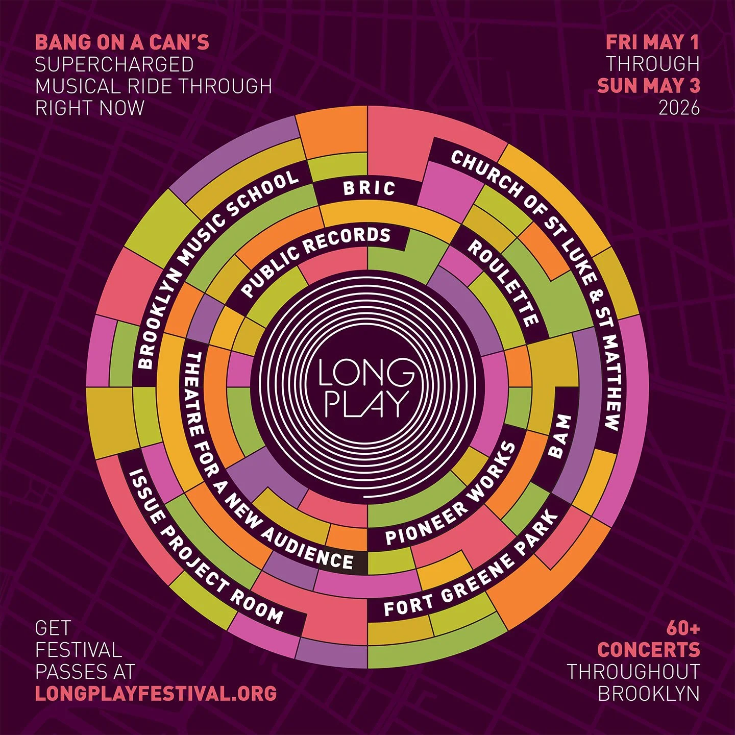 Join Brooklyn Youth Chorus for a special performance at the BRIC Stoop as part of Bang on a Can&rsquo;s LONG PLAY festival!

We&rsquo;re taking the stage to perform stunning contemporary works by Caroline Shaw, Alev Lenz, and Aleksandra Vrebalov. Bes