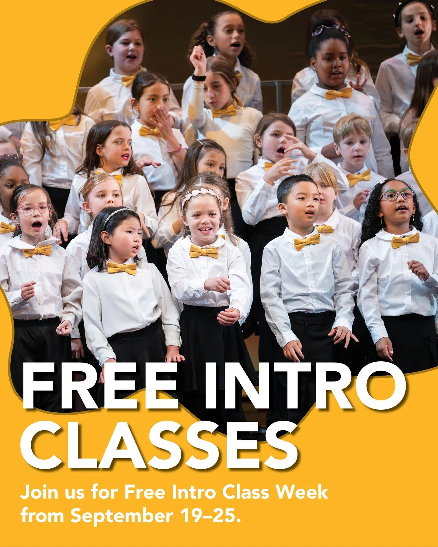 Ready to Sing? Join us for a free class during Free Intro Week in September!

The wait is almost over! Our Free Intro Week kicks off September 19-25. It&rsquo;s the ultimate chance to dive into the music, meet our conductor team, and experience a reh